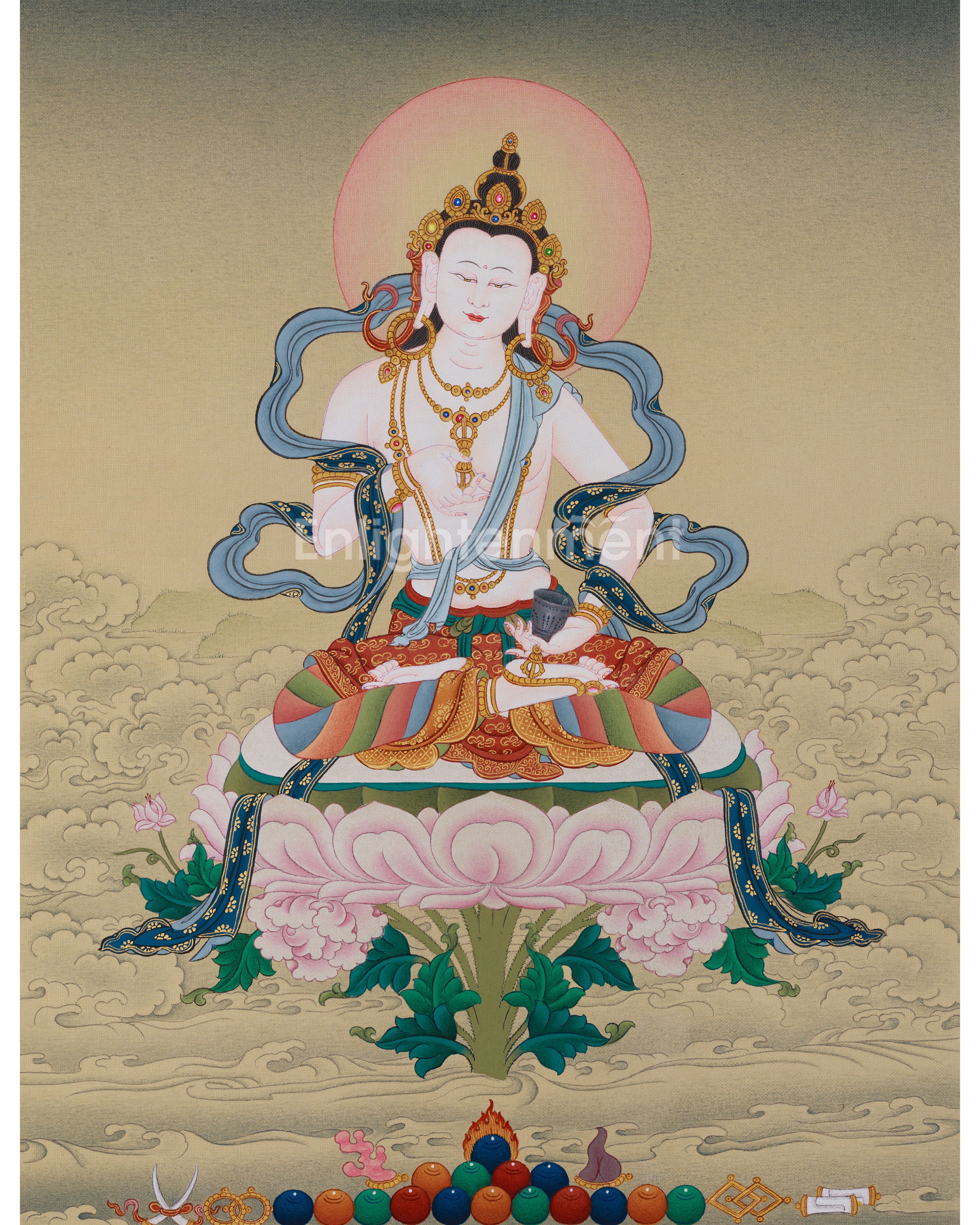 Vajrasattva Spiritual Thangka