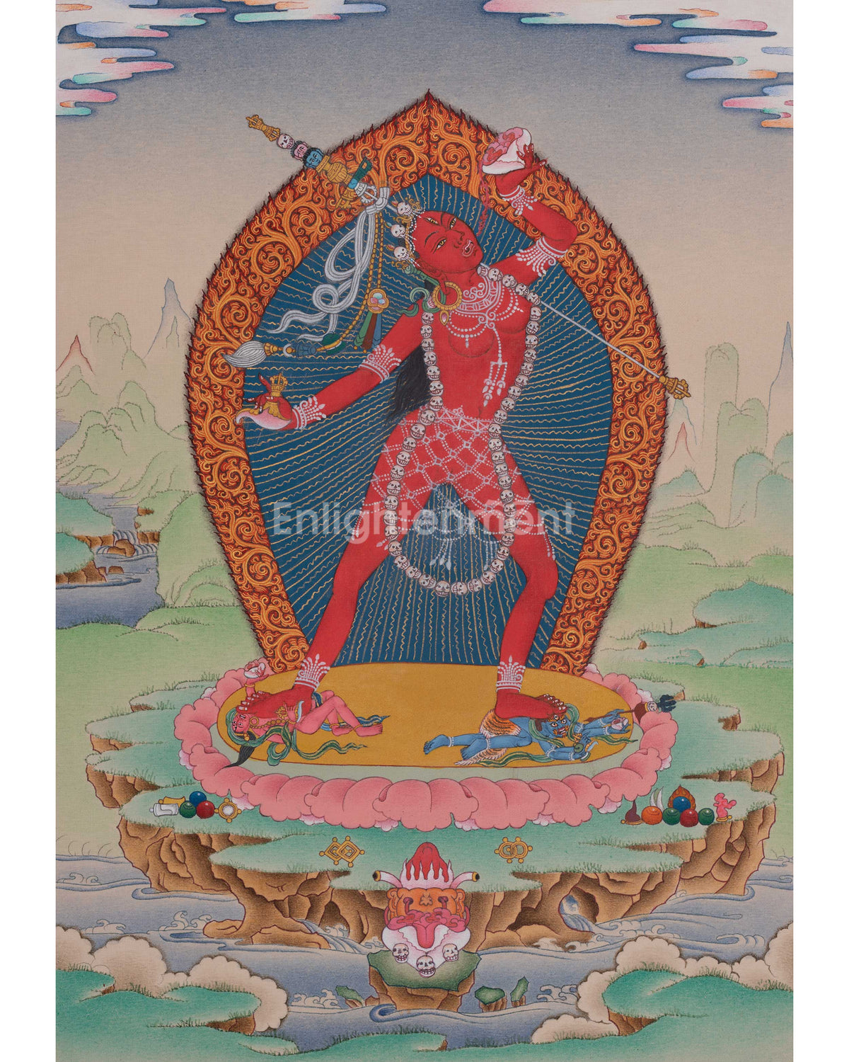 Vajrayogini Traditional Thangka