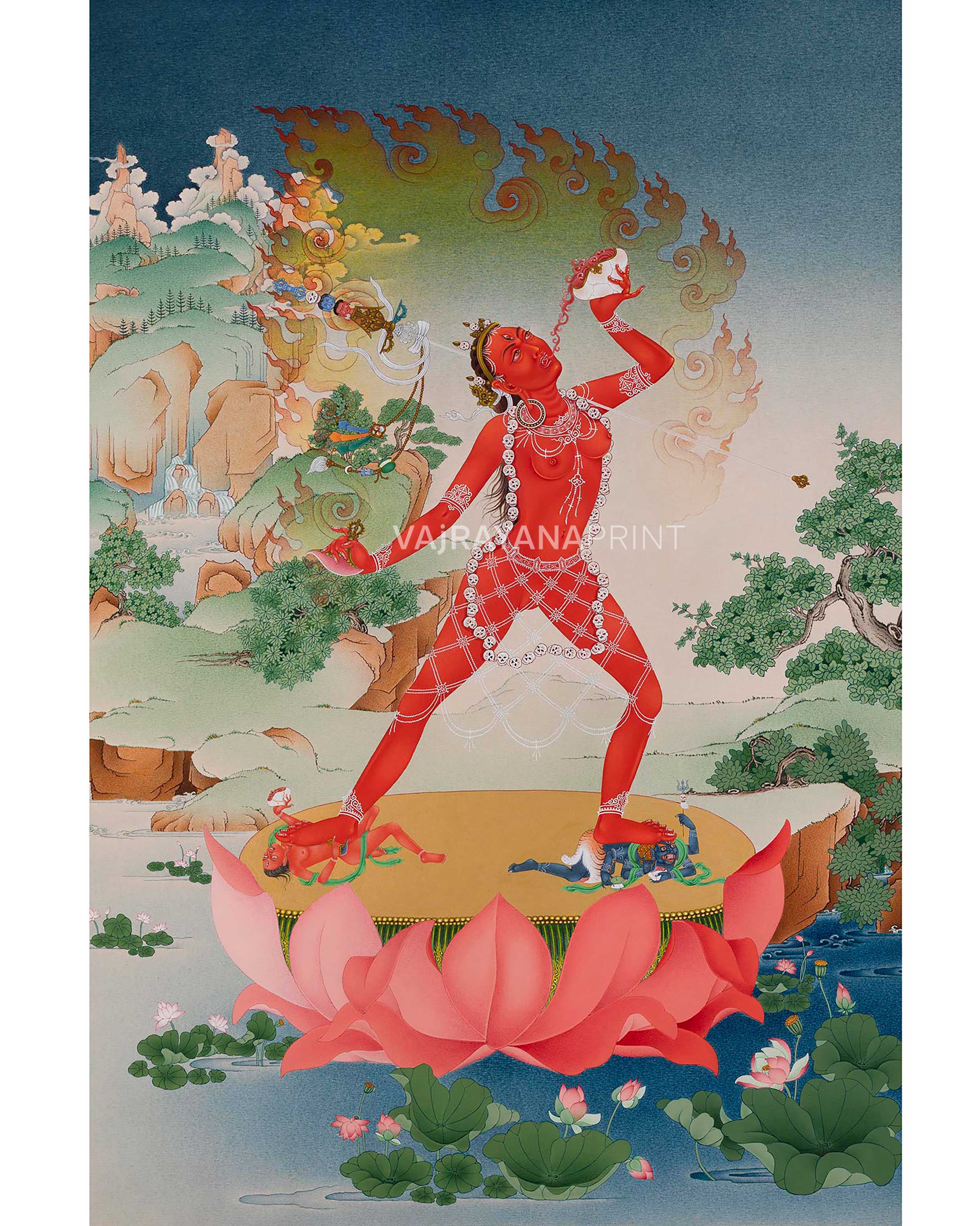 Vajrayogini Thangka Print