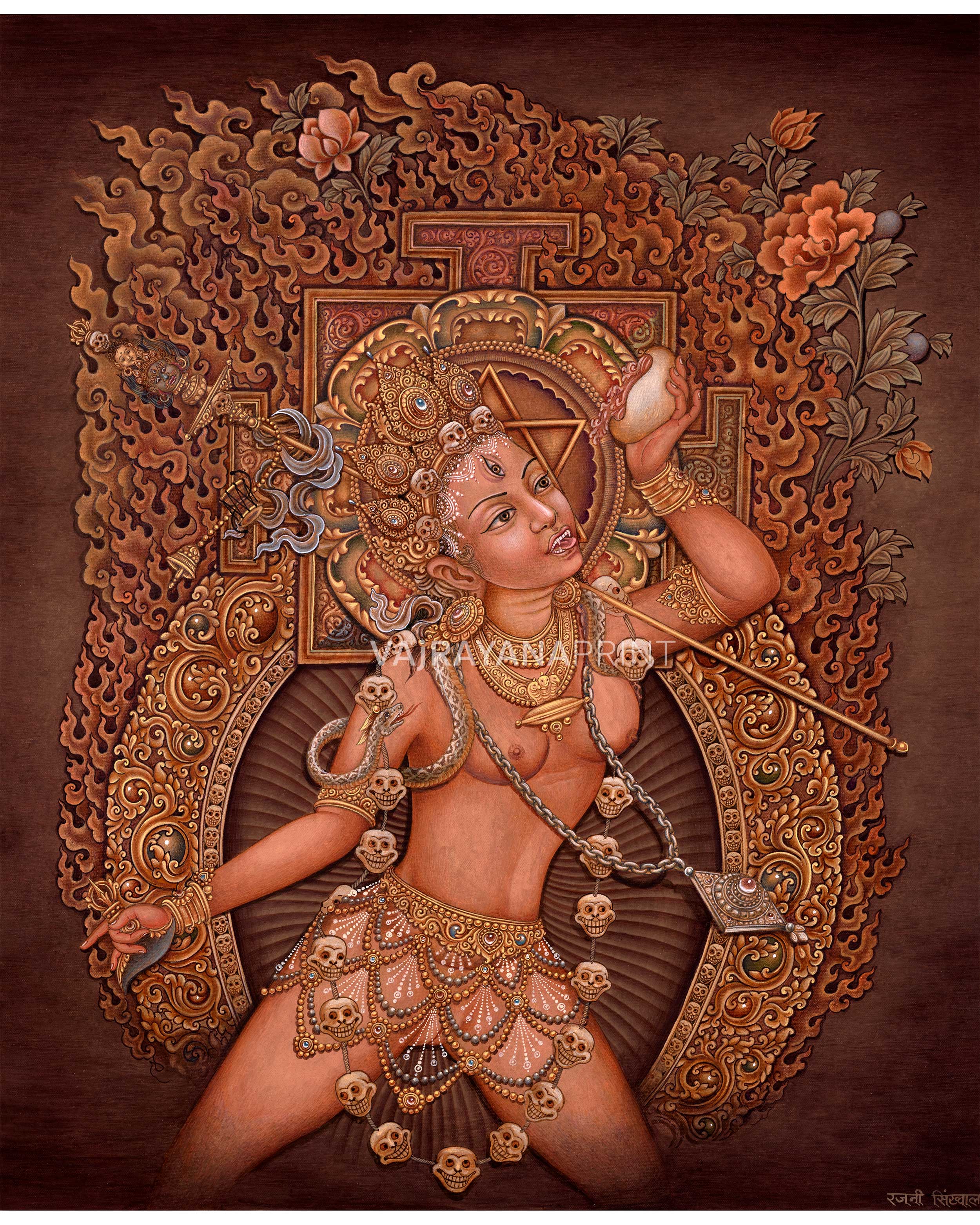Vajrayogini Thangka Print