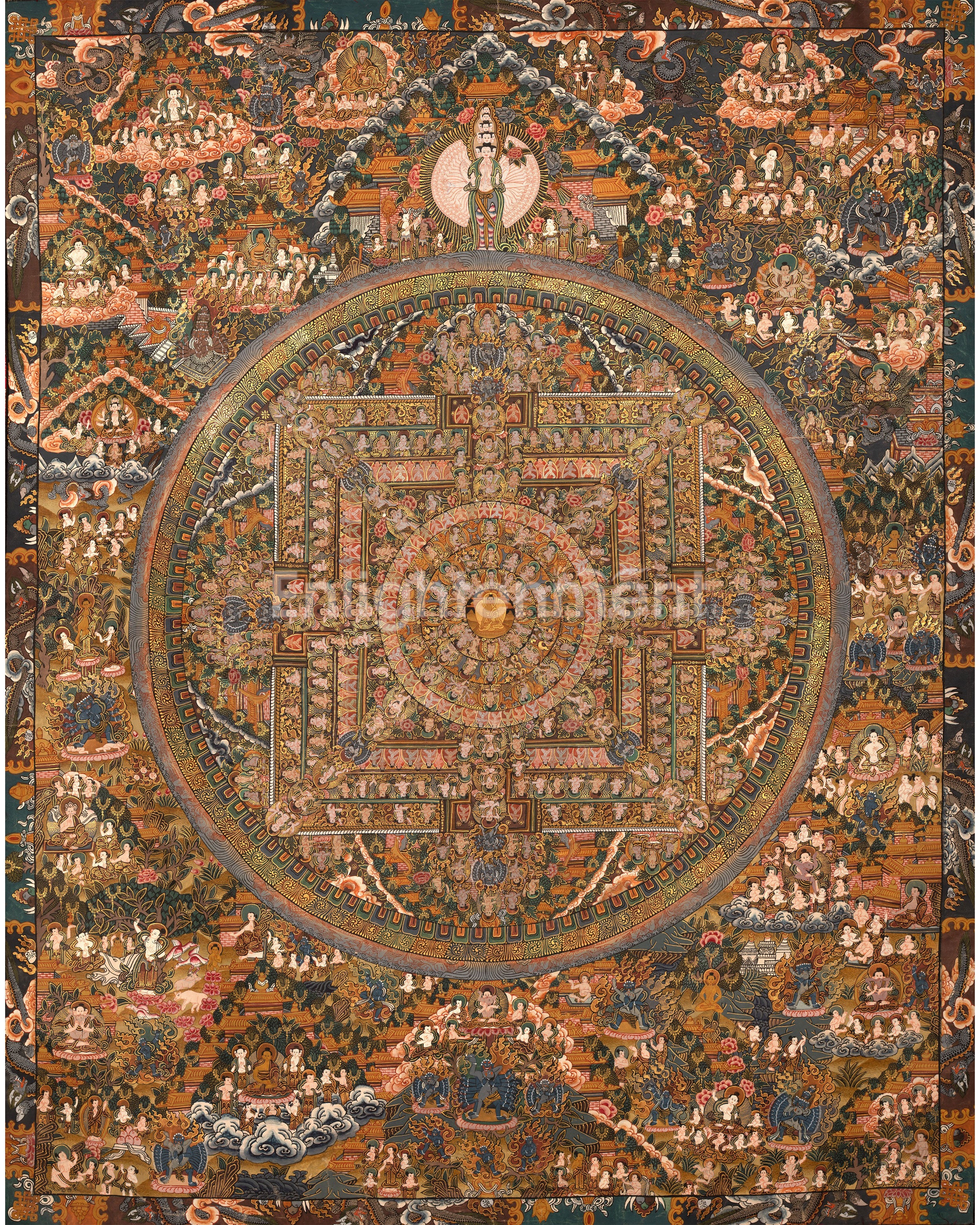 Vintage Buddhist Mandala