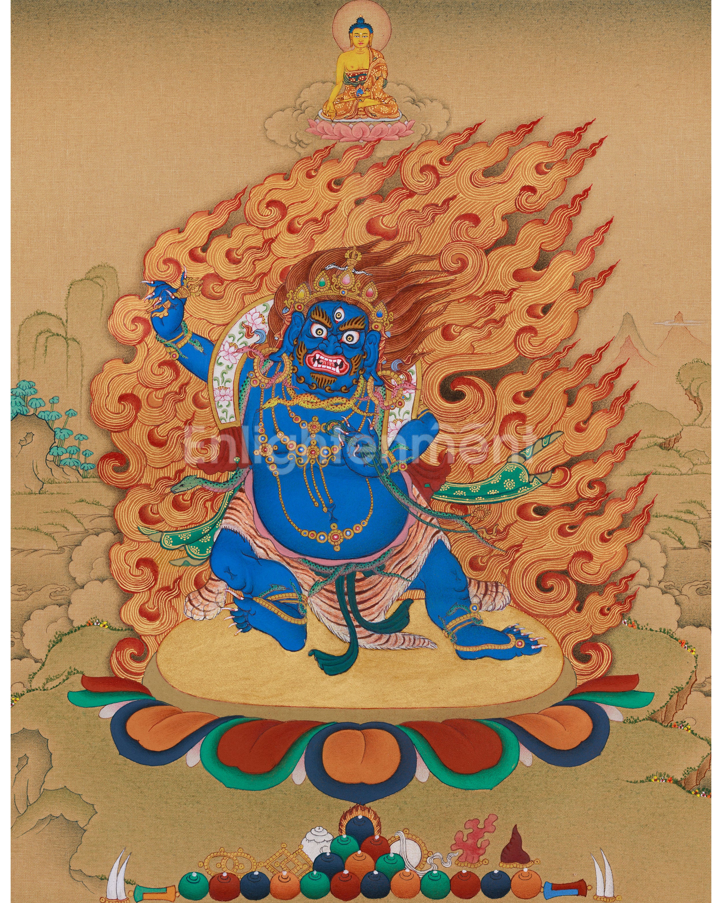 Wrathful Vajrapani Artwork