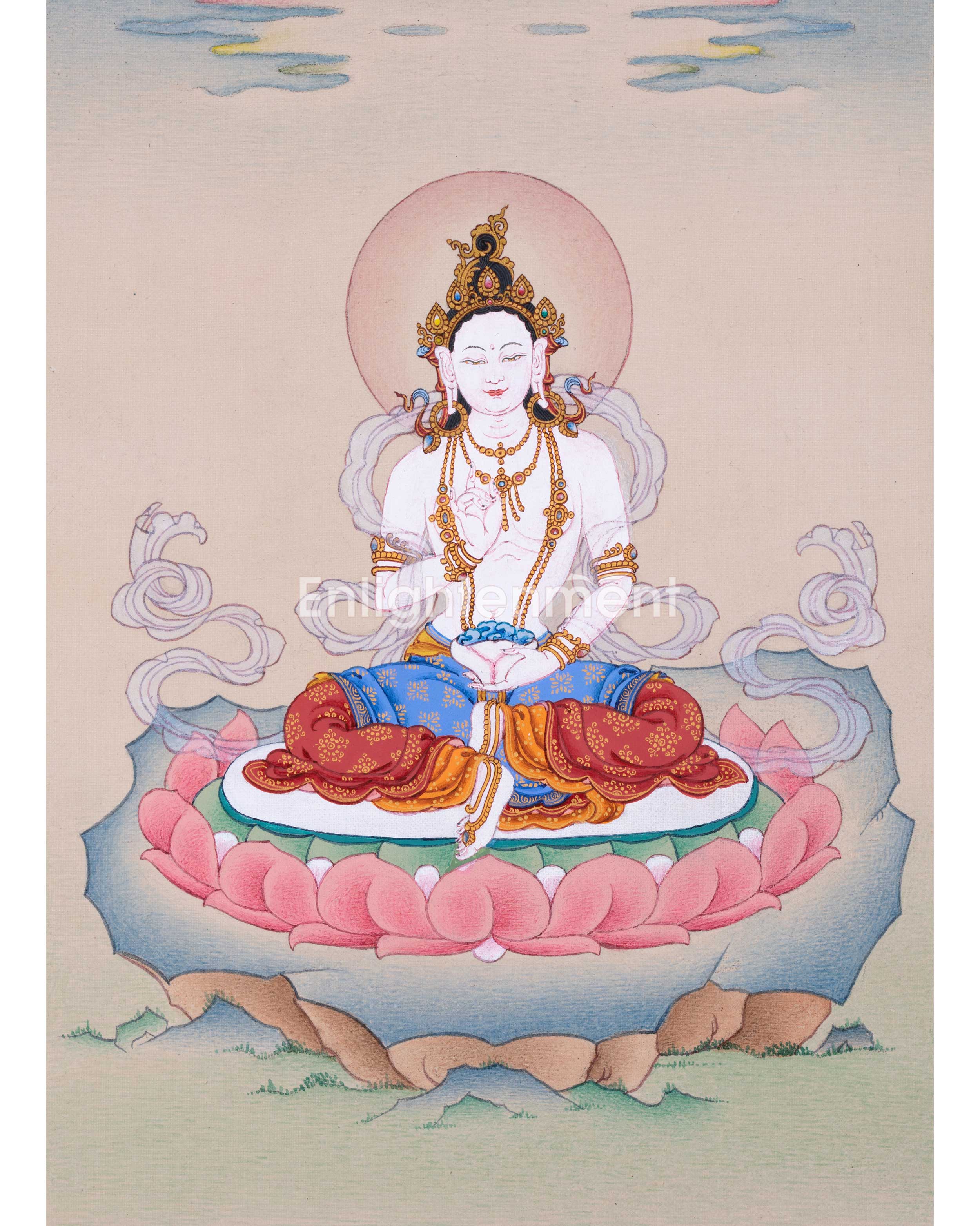 Small Yeshe Tsogyal Thangka