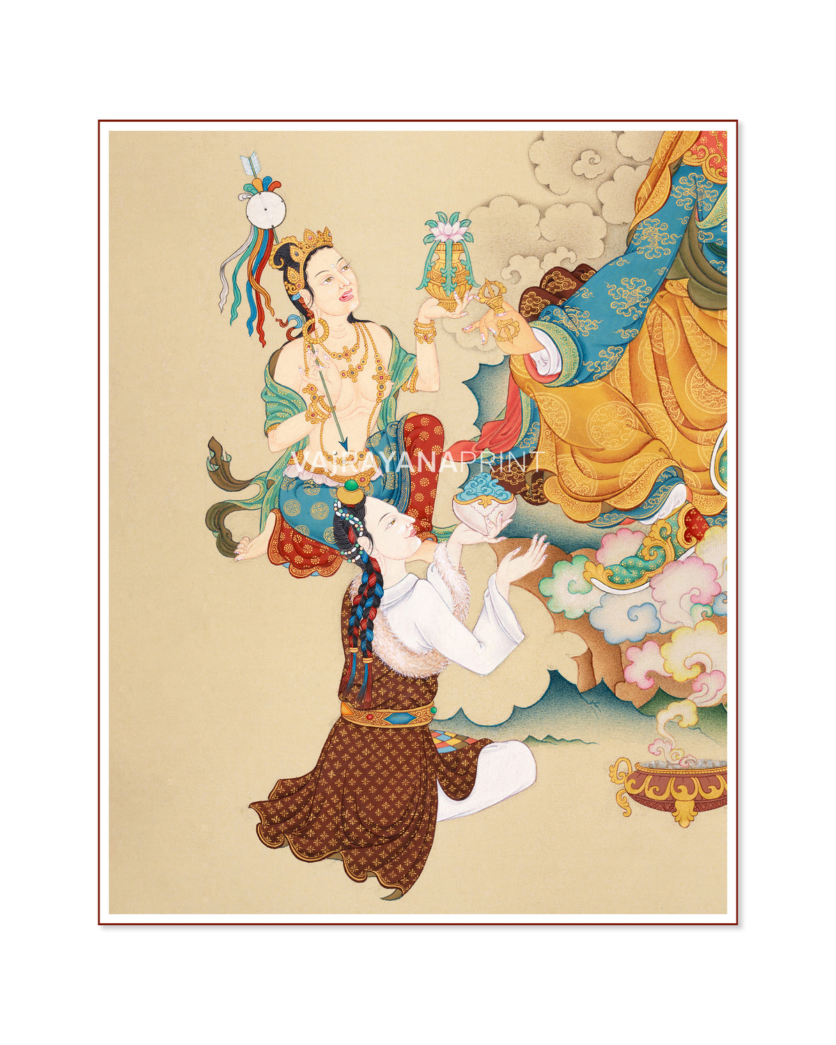 Yeshe Tsogyal and Mandarava