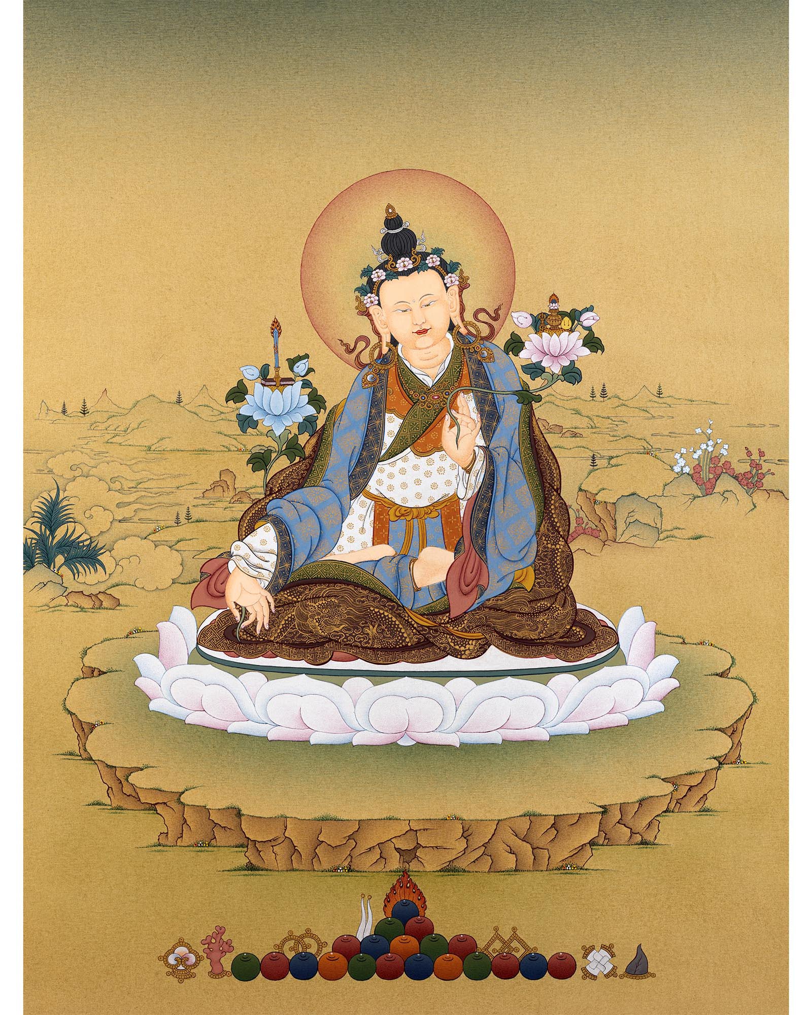 Yuthok Thangka | Tibetan Buddhist Master Painting
