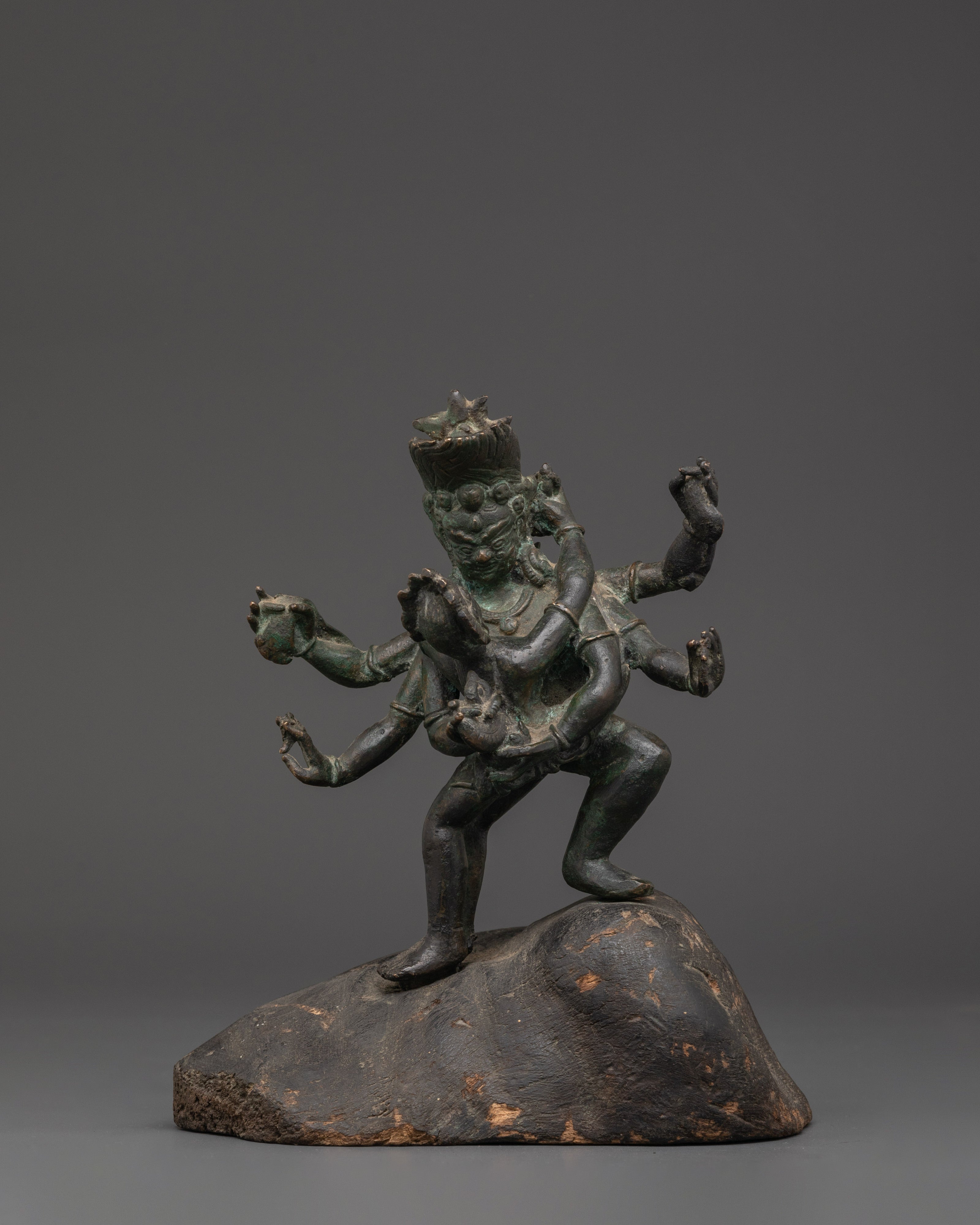 Bronze Mahakala Statue