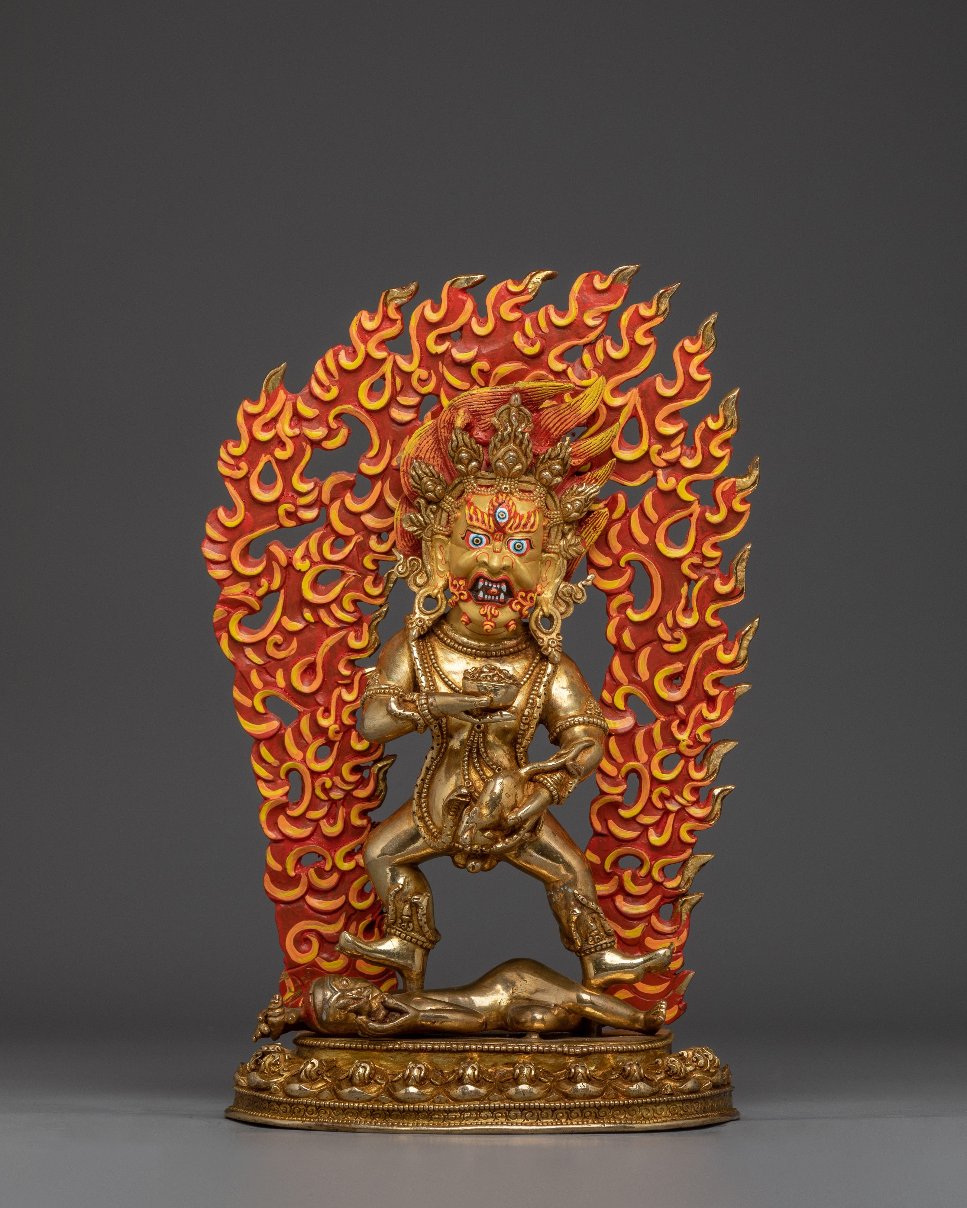 Sacred Black Dzambhala Statue