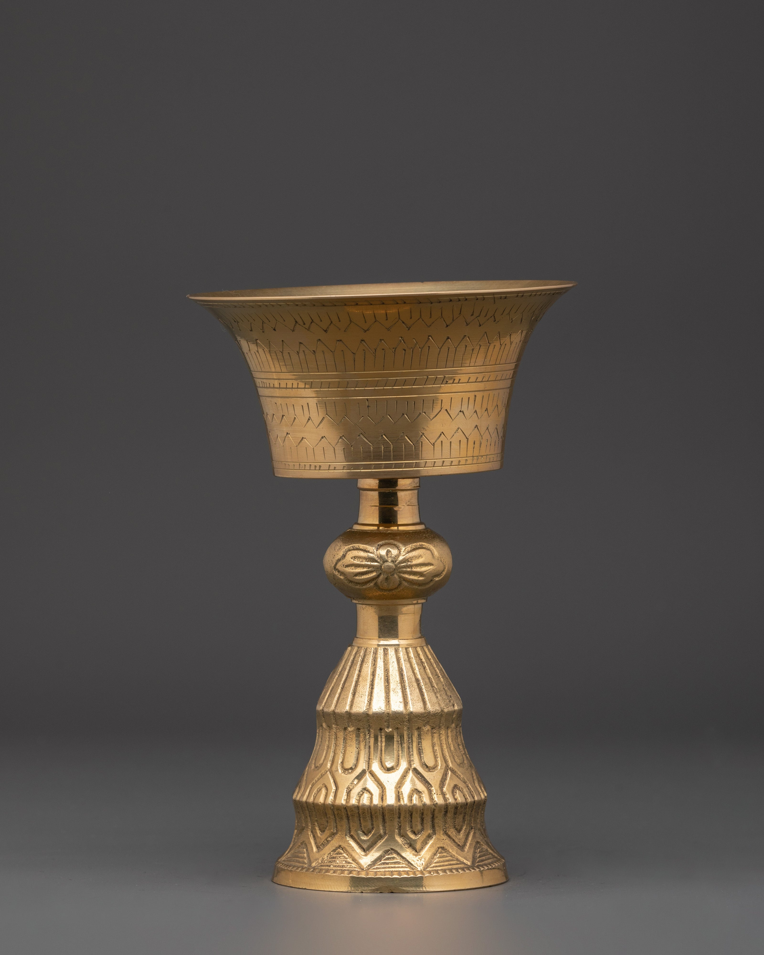 Himalayan Buddhist Butter Lamp | Sacred light Offering Tool