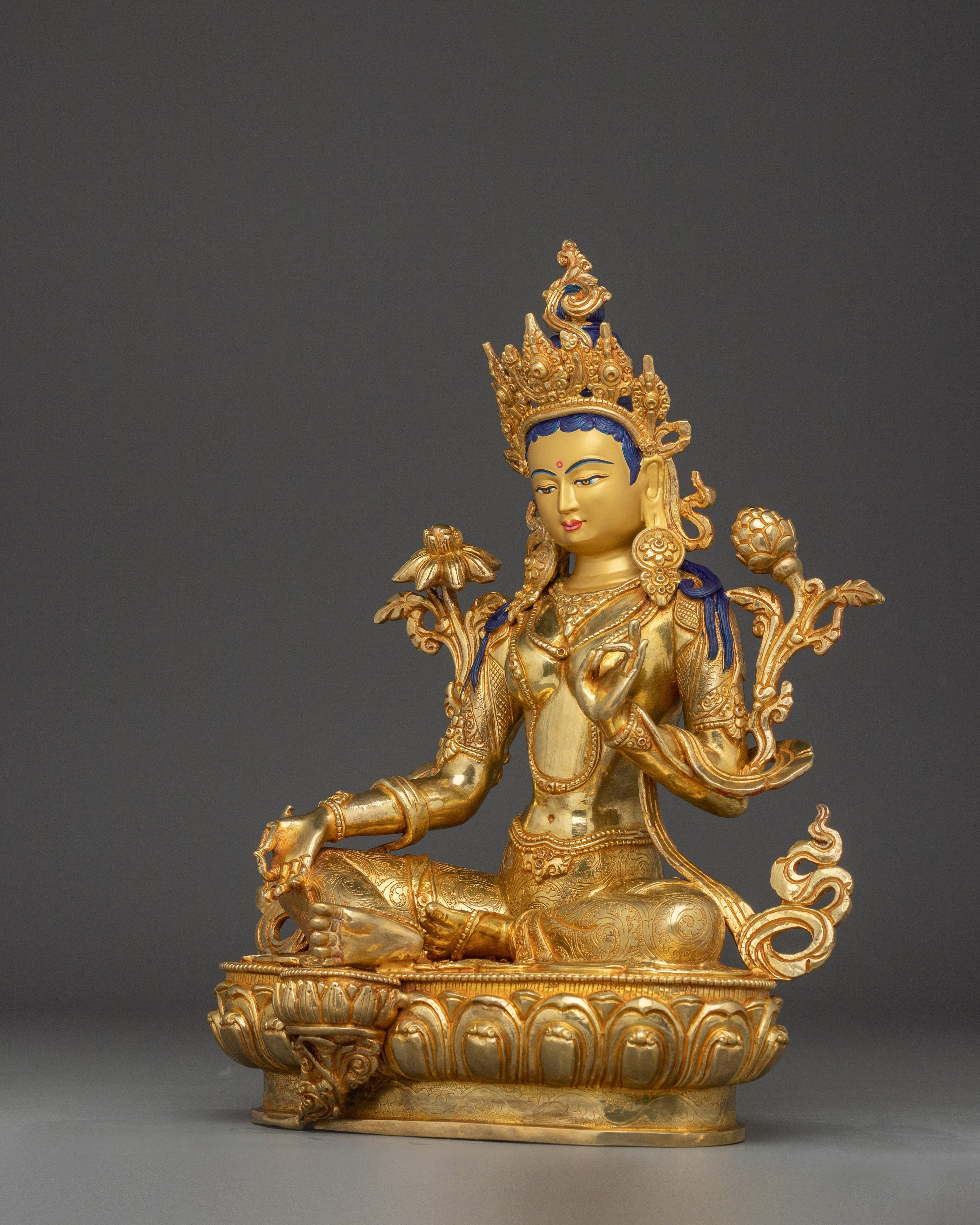 Compassionate Deity Shyama Tara Artwork | Mother of All Buddhas
