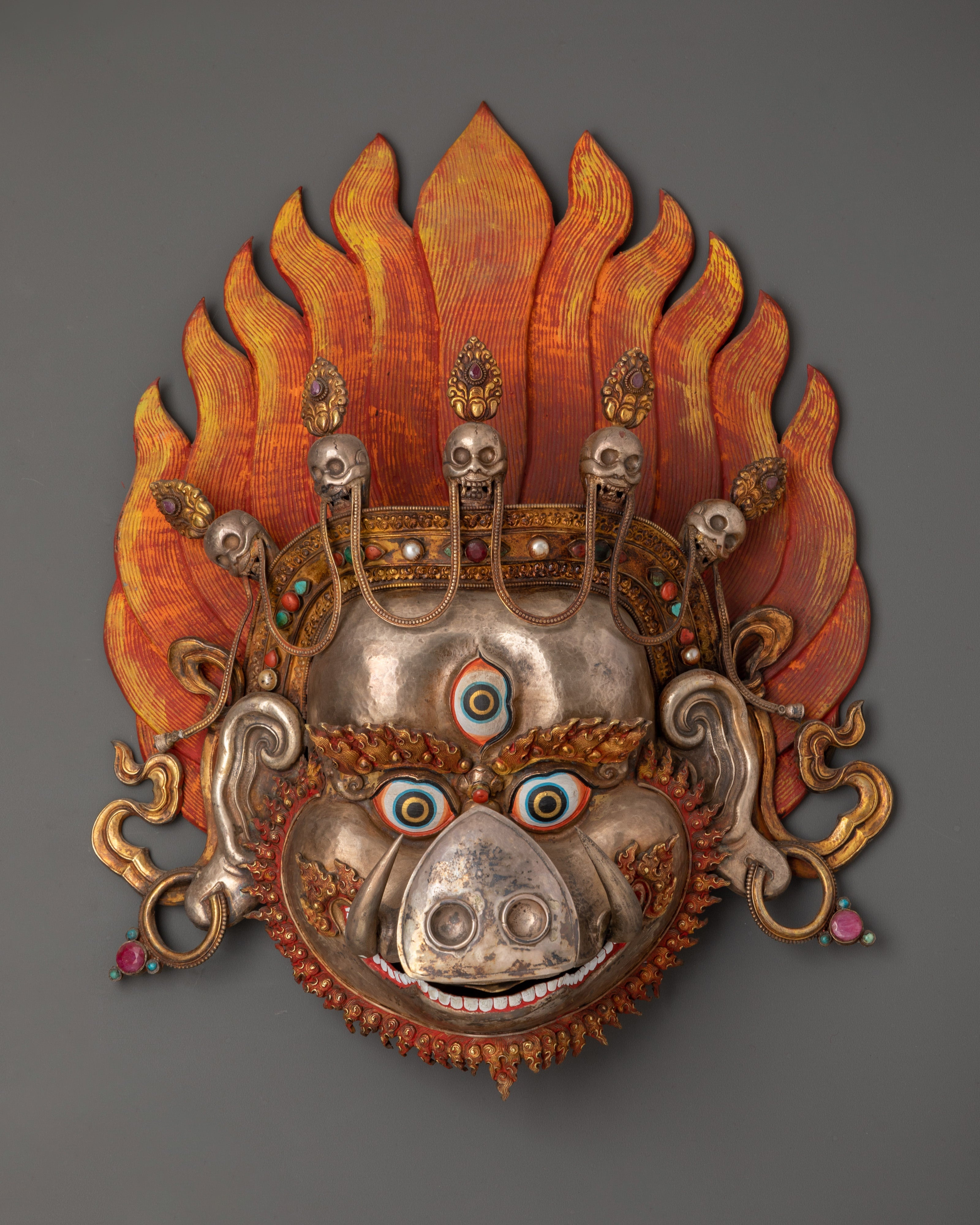 Tibetan Copper Wall Mask