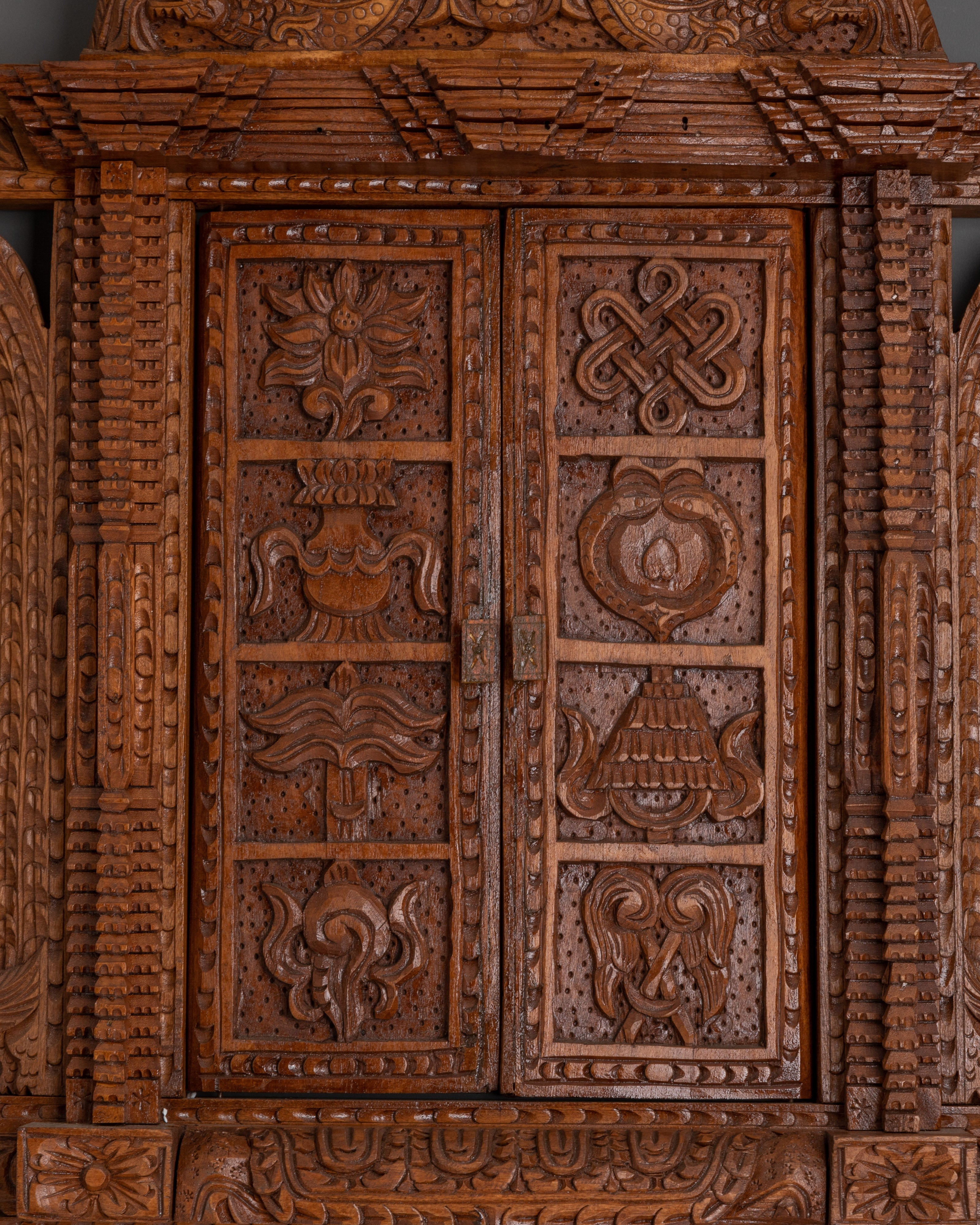 Auspicious Symbol Intricate Design Wall Art