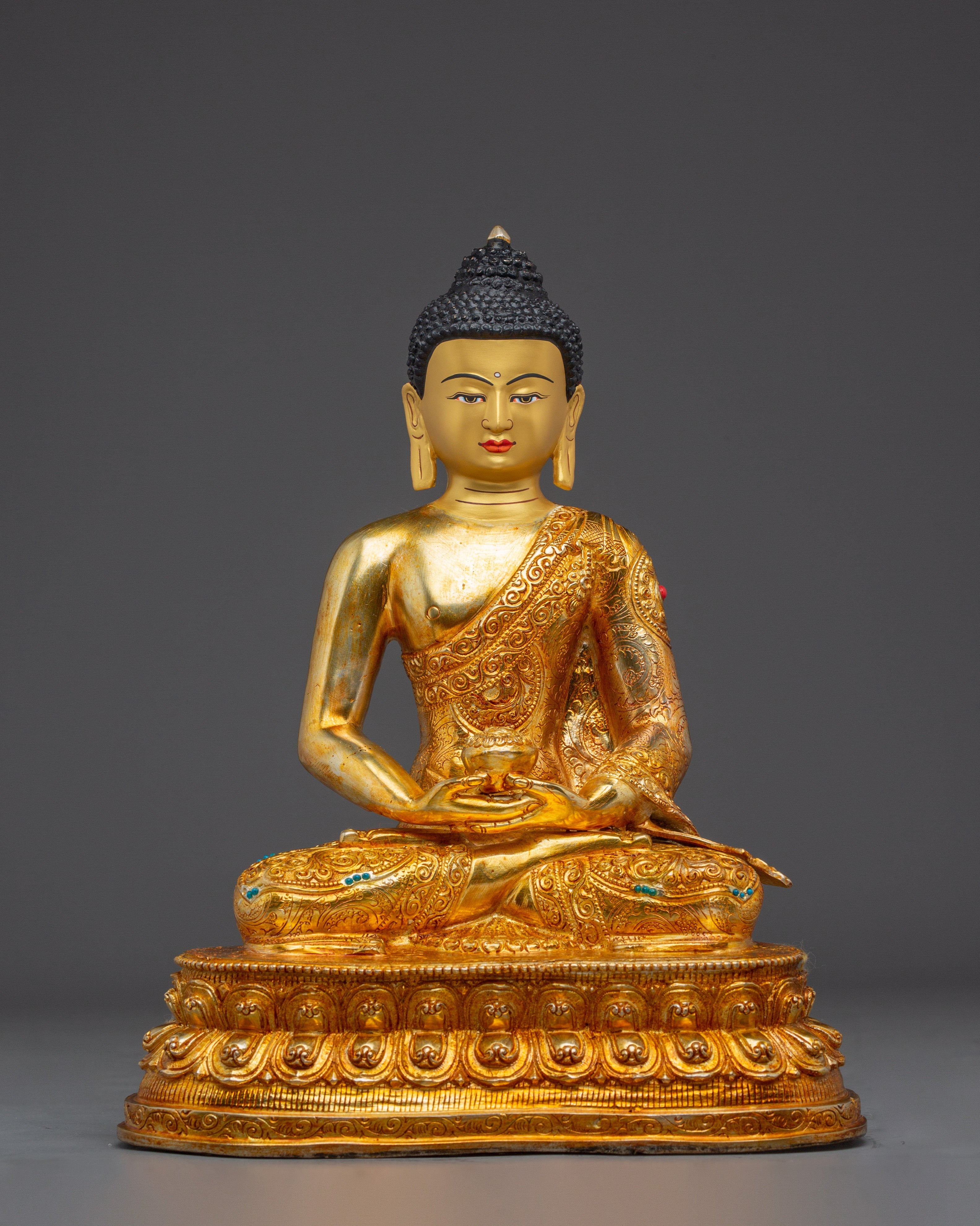 Sacred Amitabha Buddha Sculpture for Altar