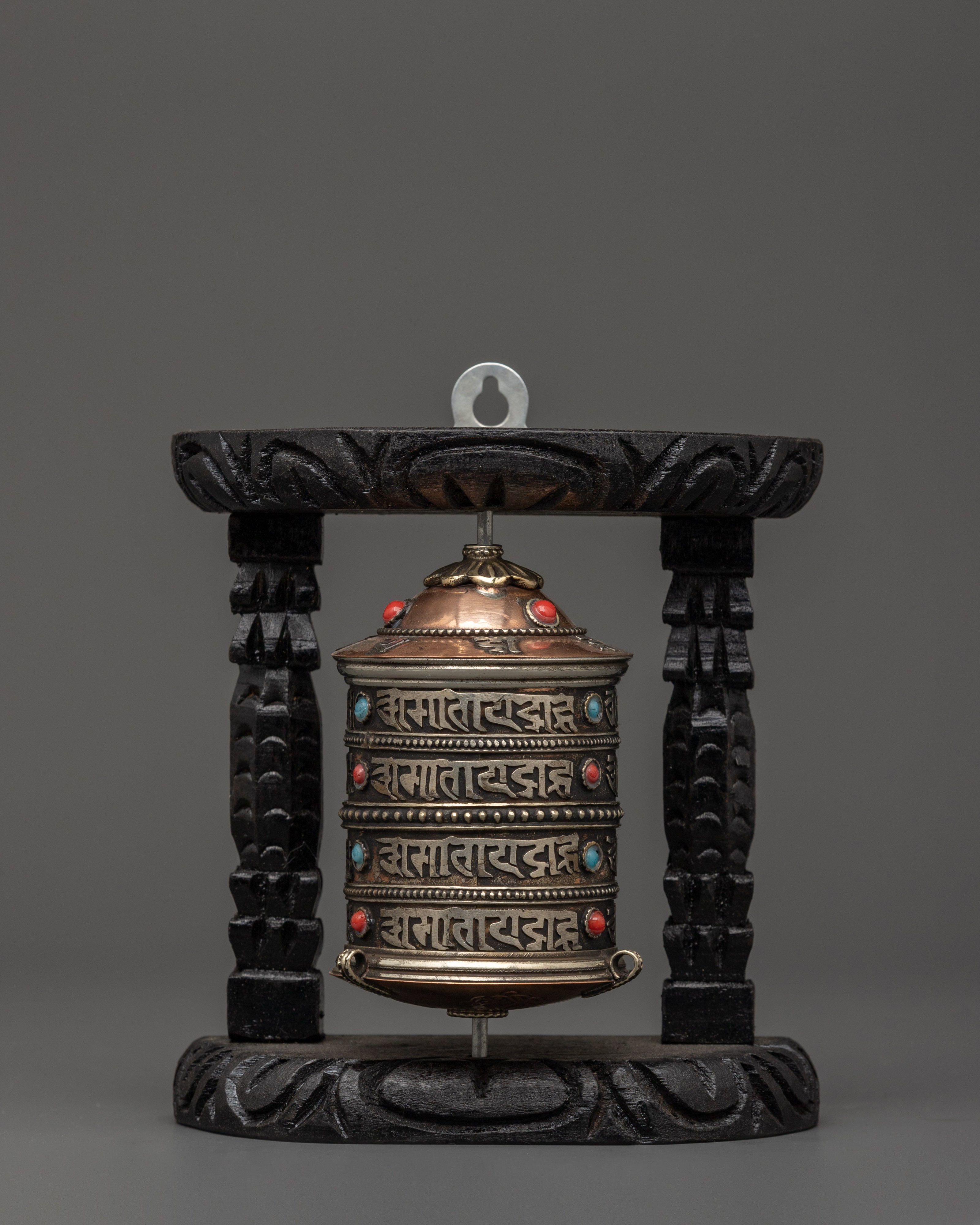 prayer-wheel-with-wooden-frame