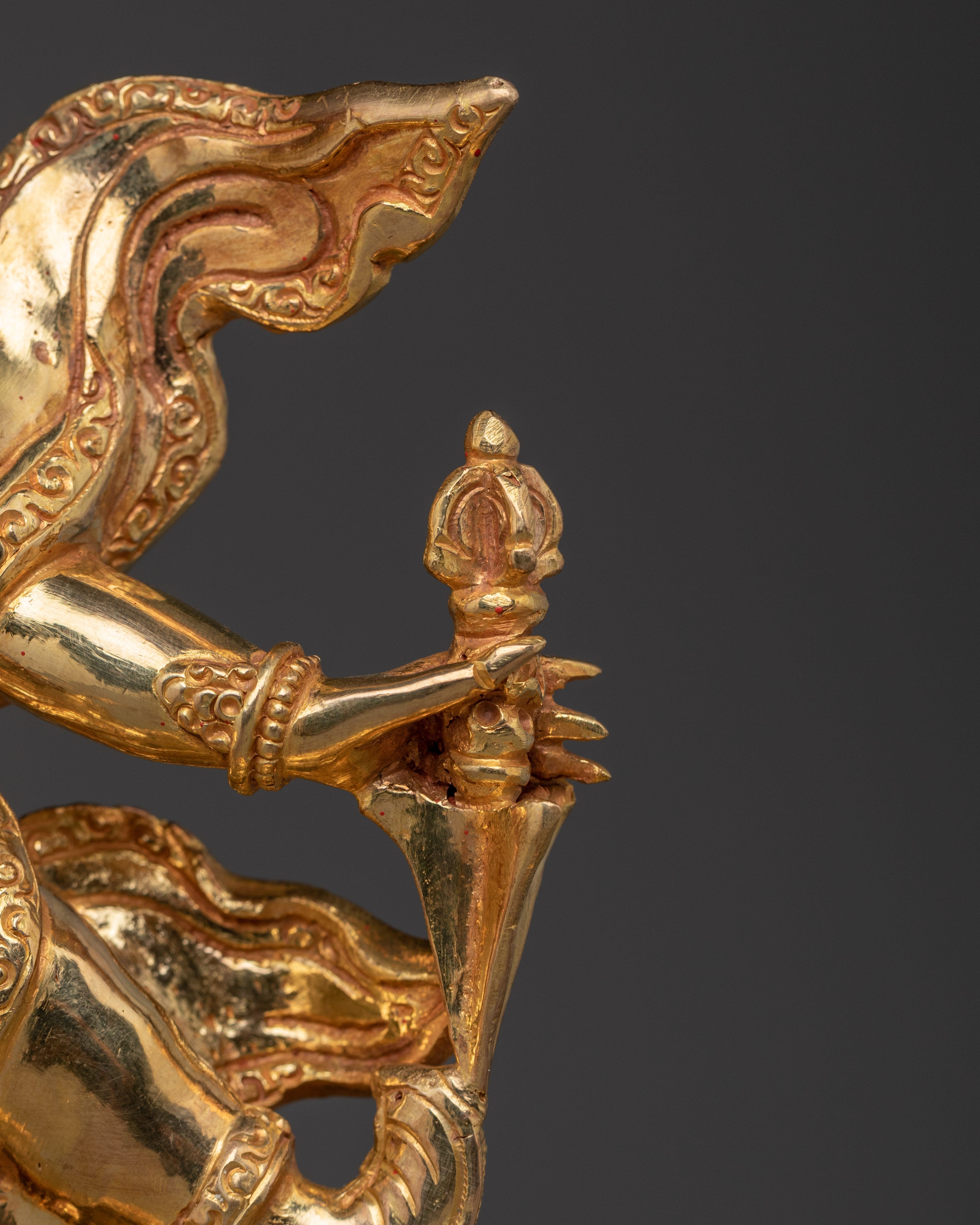 Spiritual Transformation Deity Dorje Drollo | Wrathful Protector in Vajrayana Buddhism