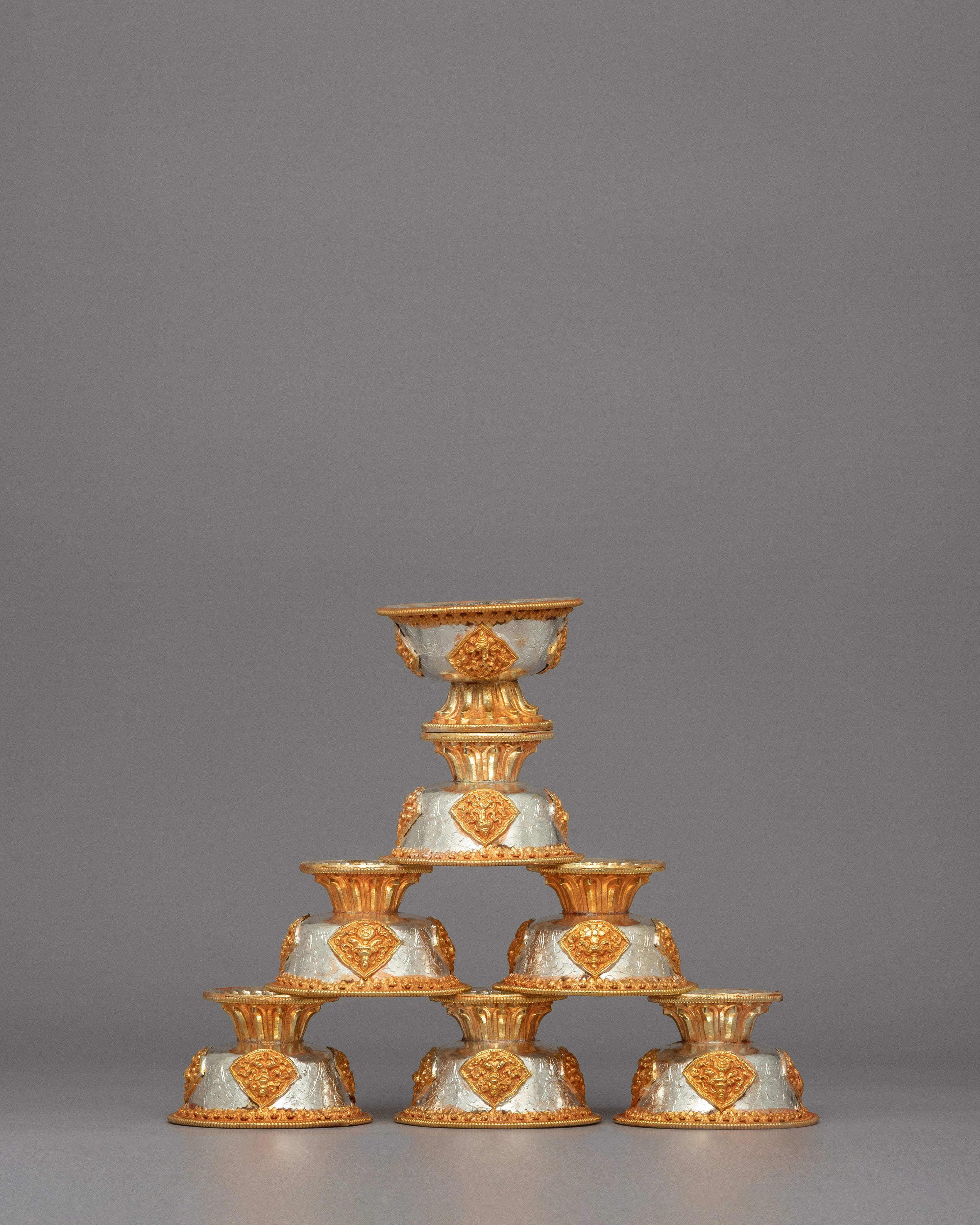 Sacred Tibetan Offering Bowls