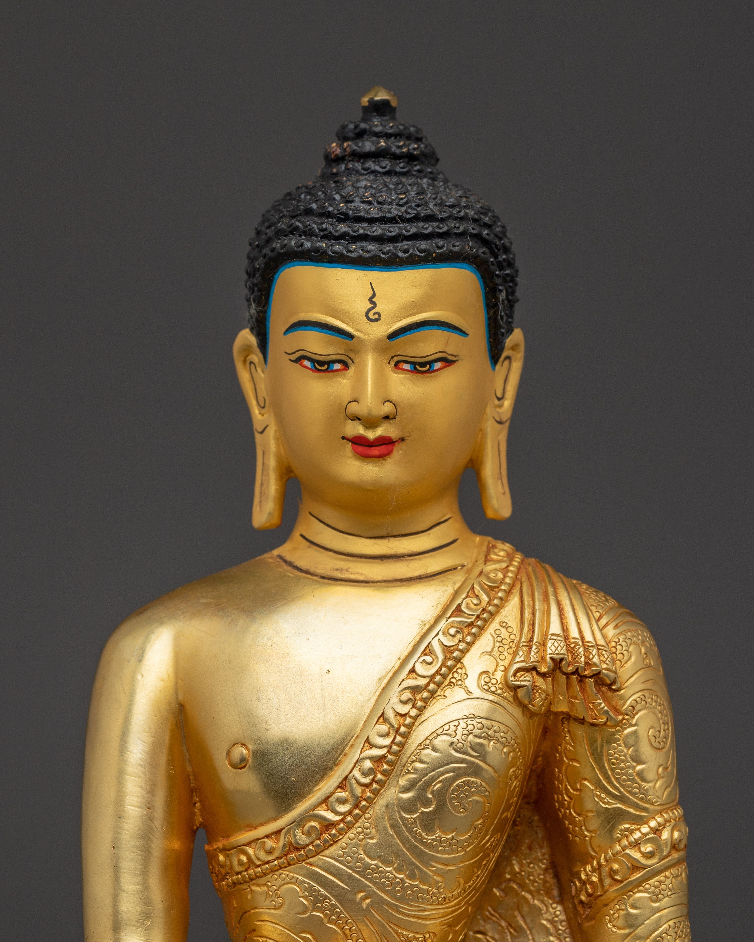Tibetan Shakyamuni Sculpture | Handcrafted Artwork