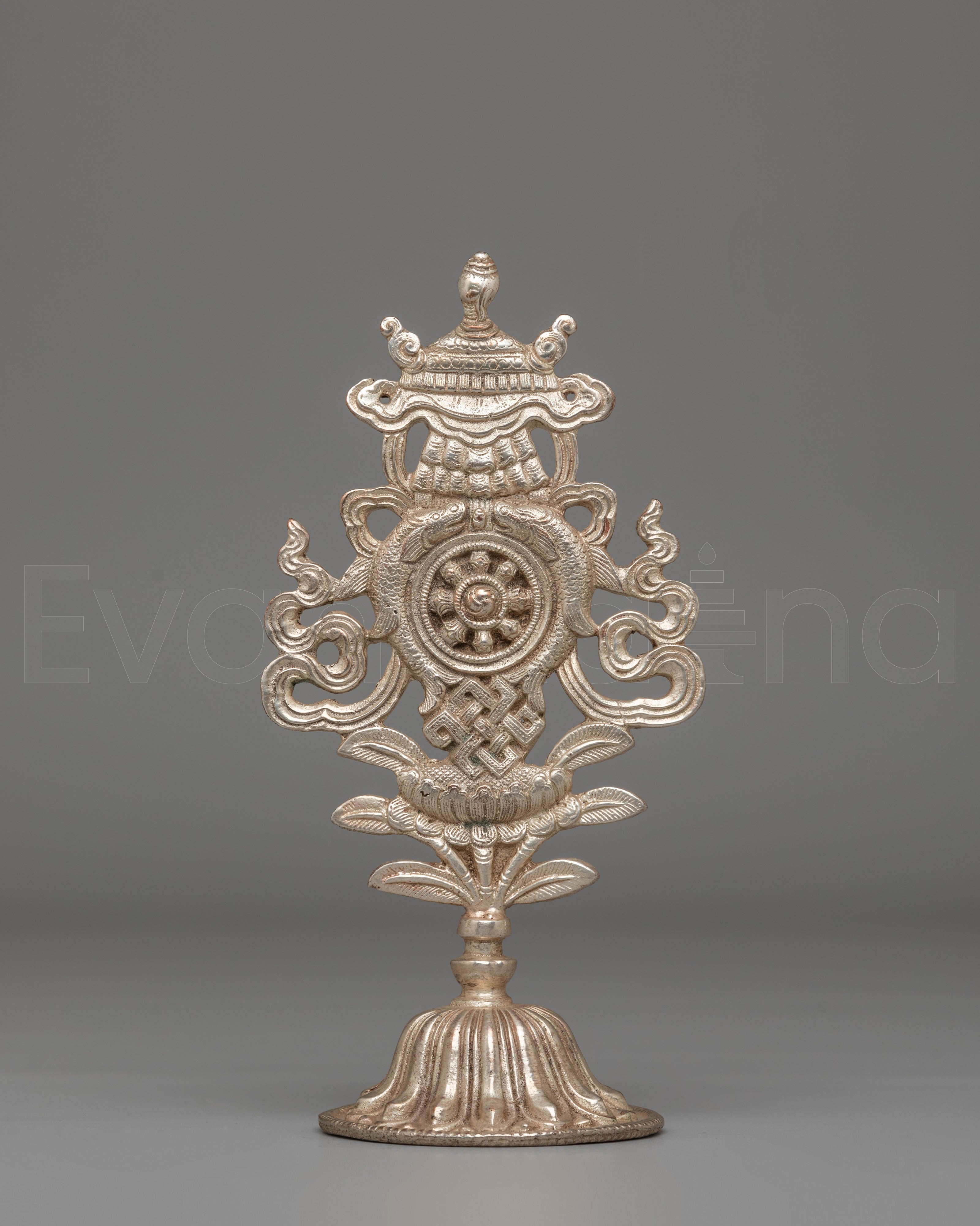 Handcrafted Silver Auspicious Symbol