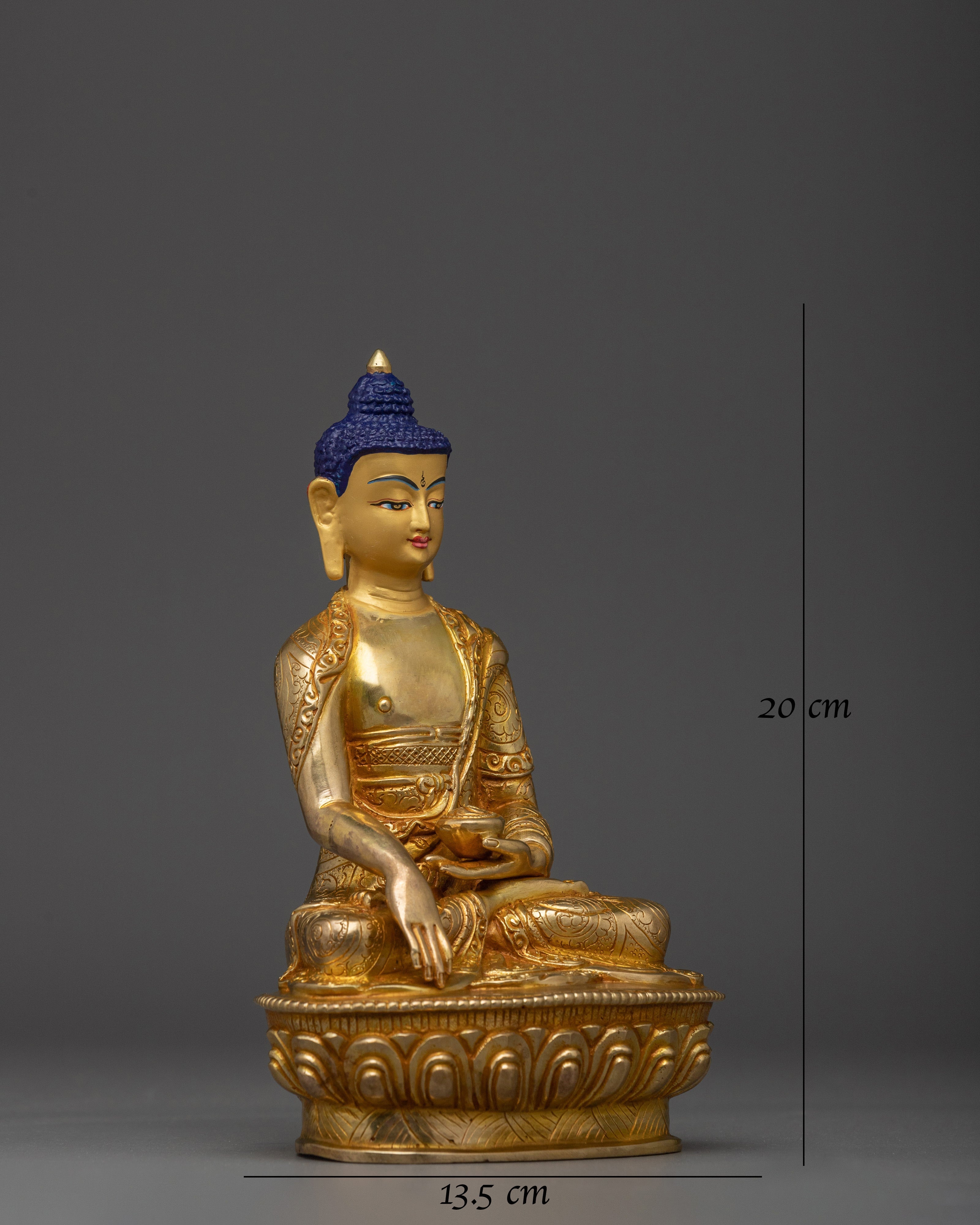 Enlightened Shakyamuni Buddha Golden Art