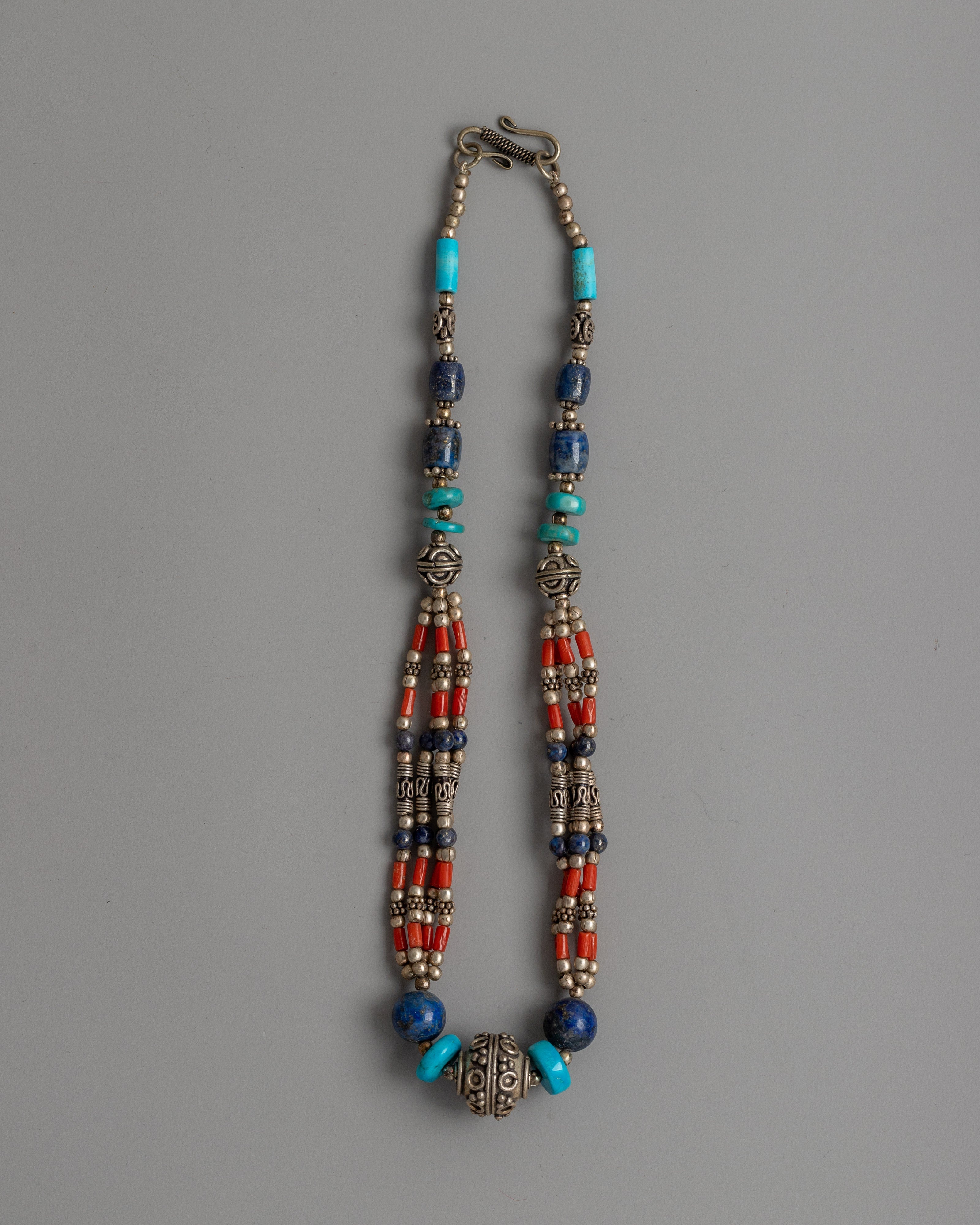 Multistone Beaded Necklace