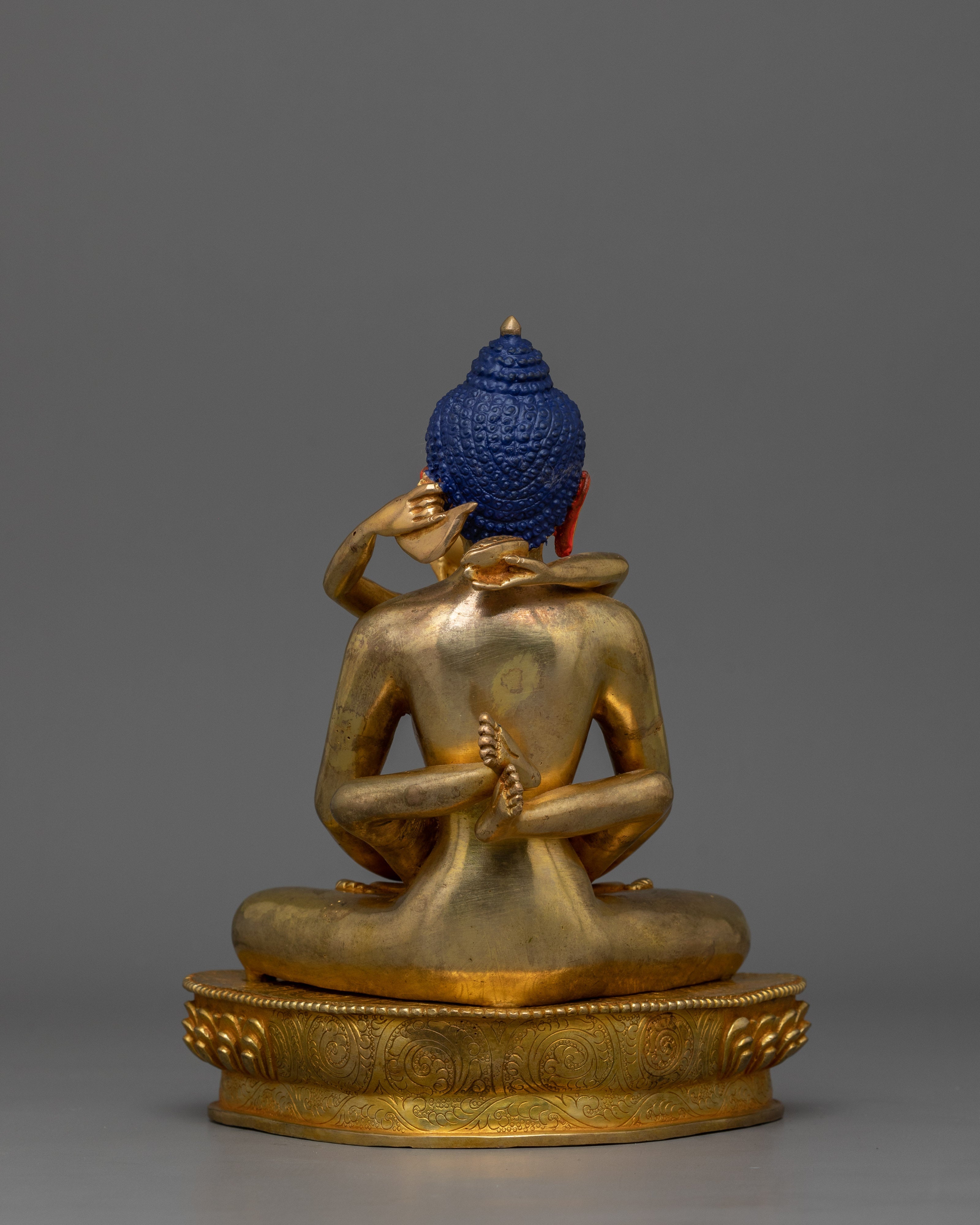 8.5 Inches SamanthaBhadra with Consort Statue | Embodiment of Compassion