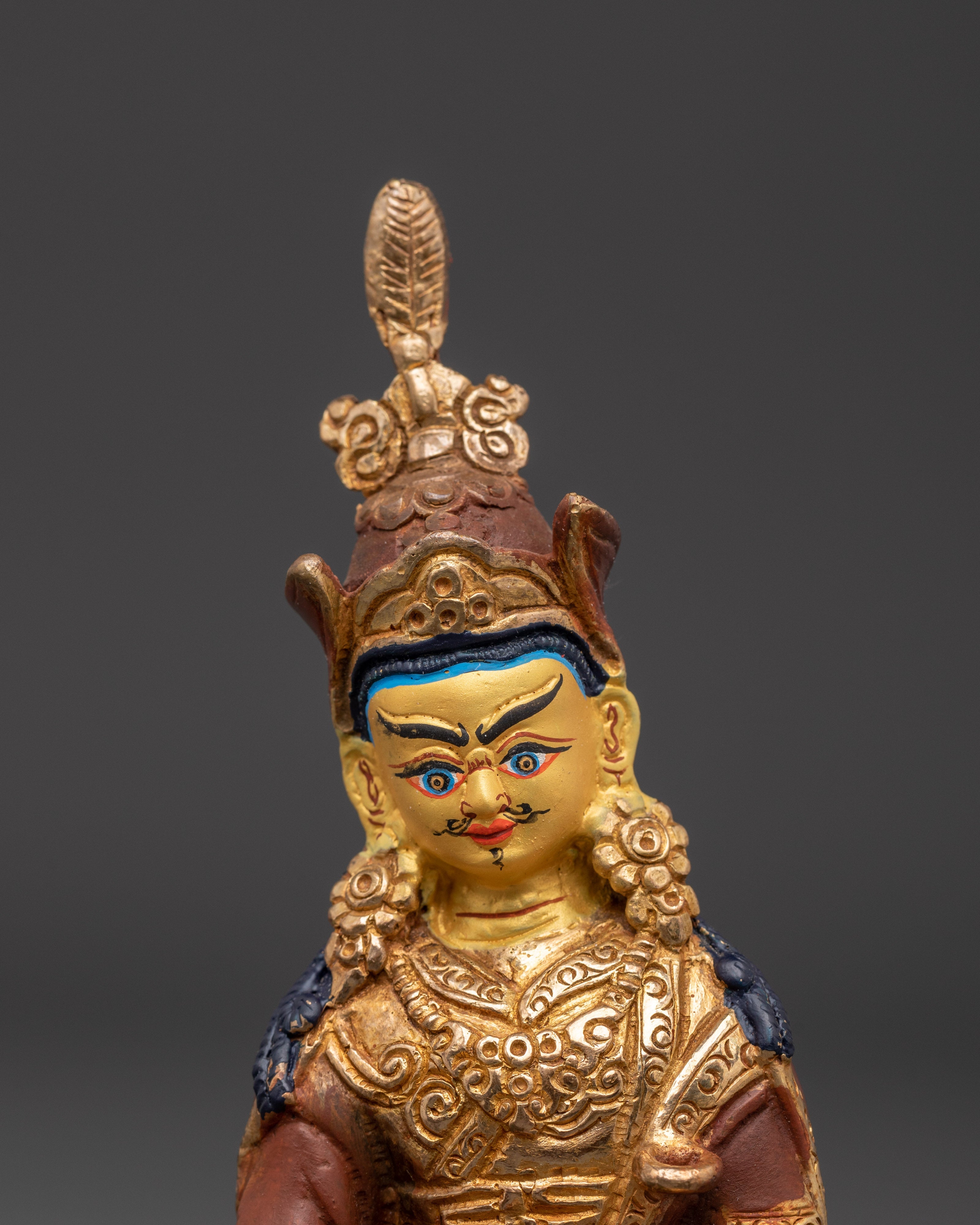 Handcrafted Statue of Guru Rinpoche | Spiritual Master and Protector