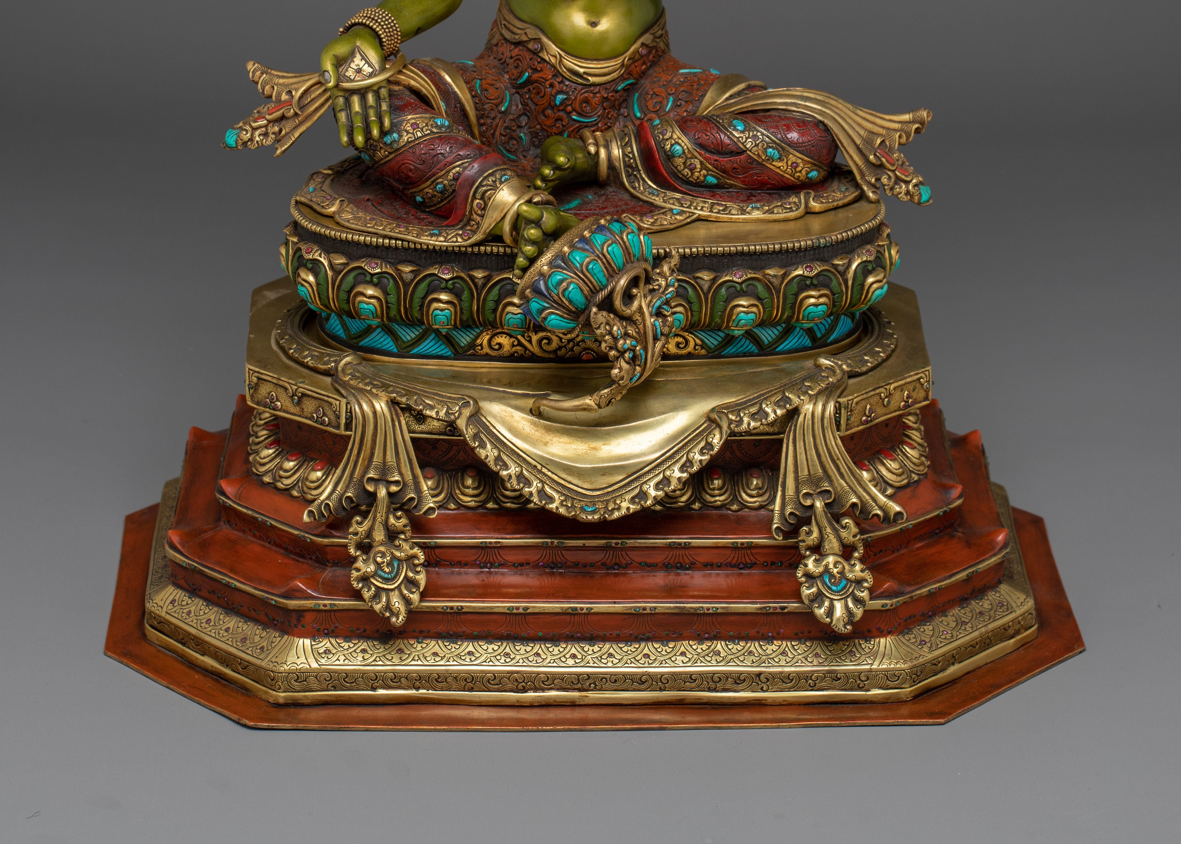 Magnificent Green Tara Statue | Shyama Tara - Mother of All Buddhas