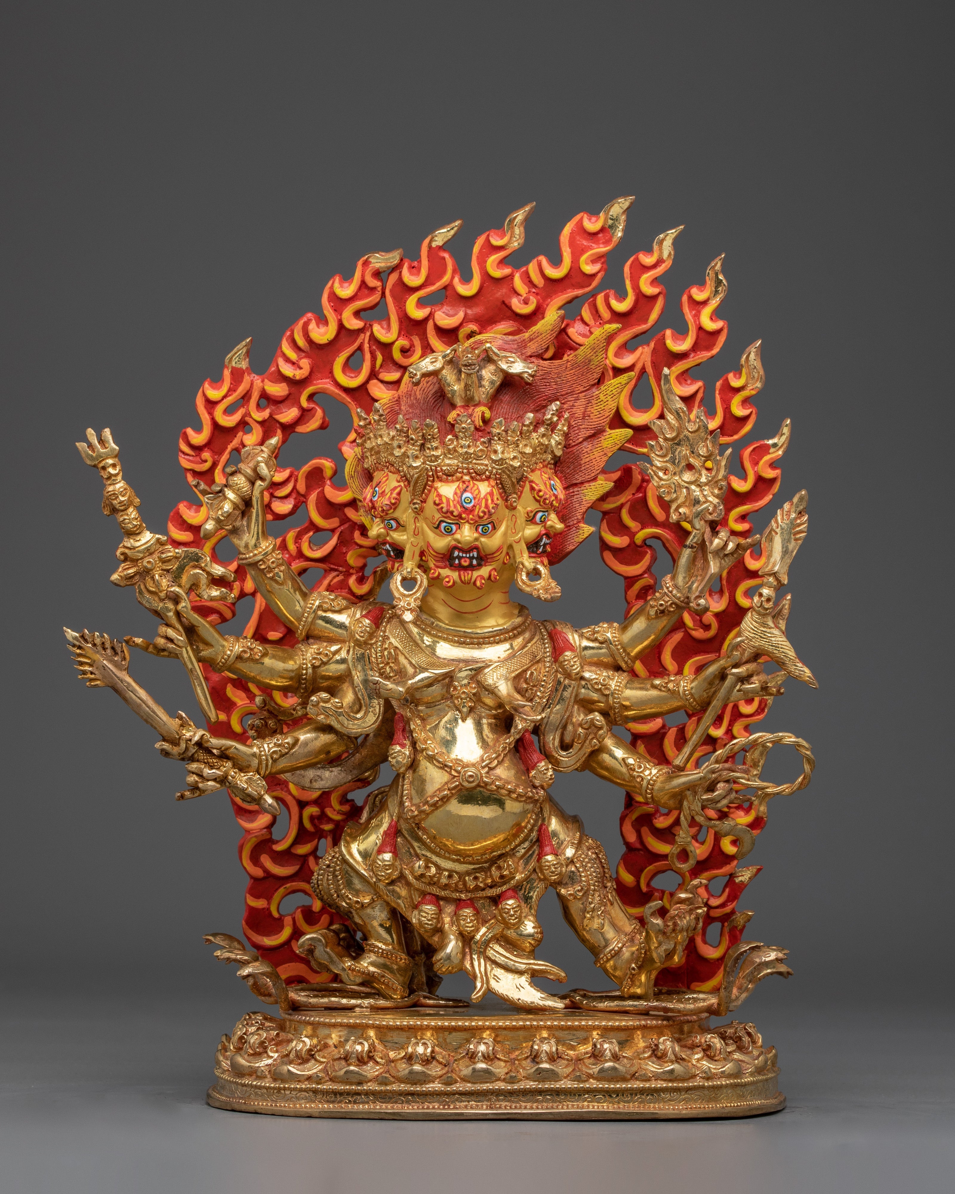Hayagriva Statue 24K Gold Gilded