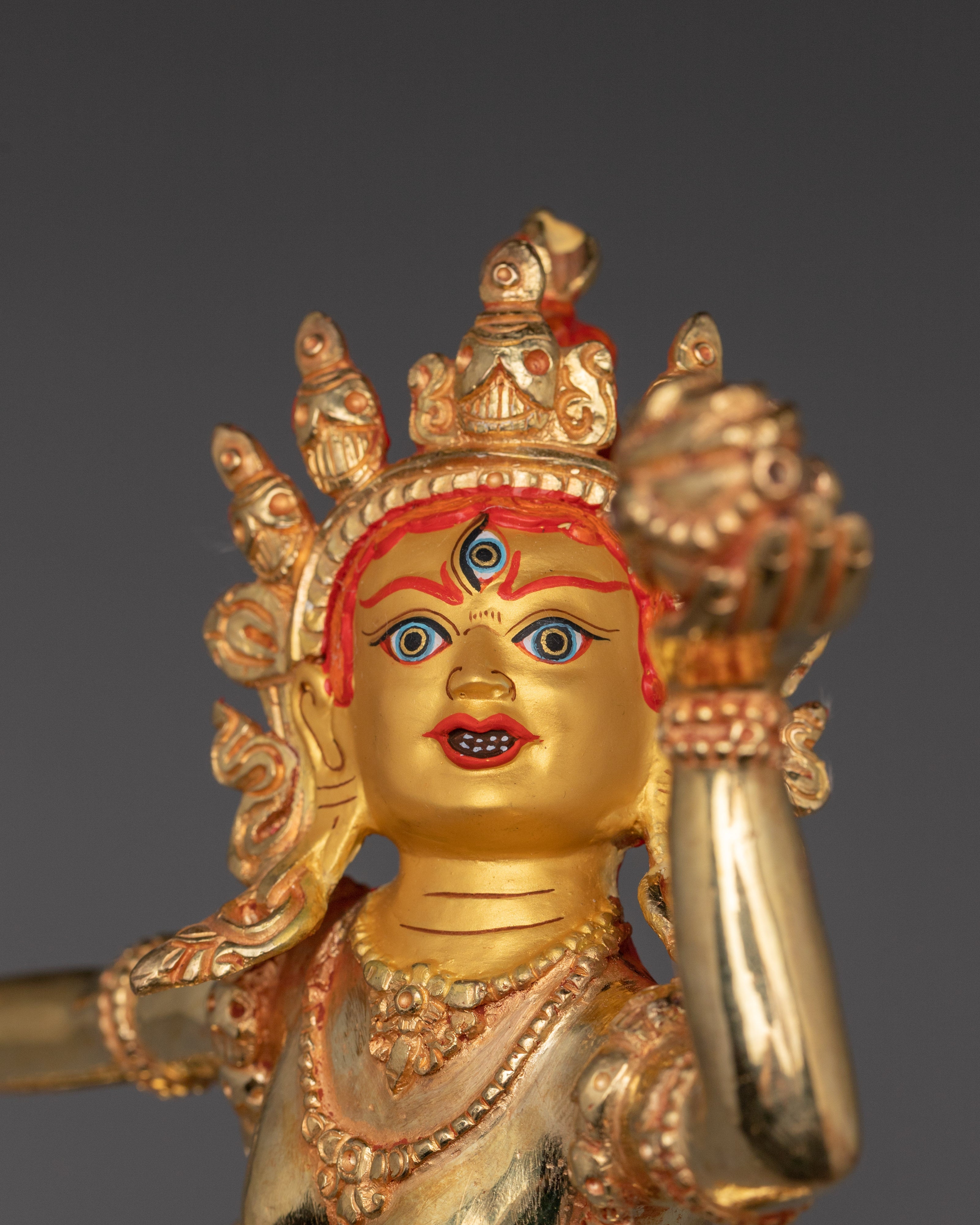 Golden Vajrayogini Sculpture | Queen of Dakini