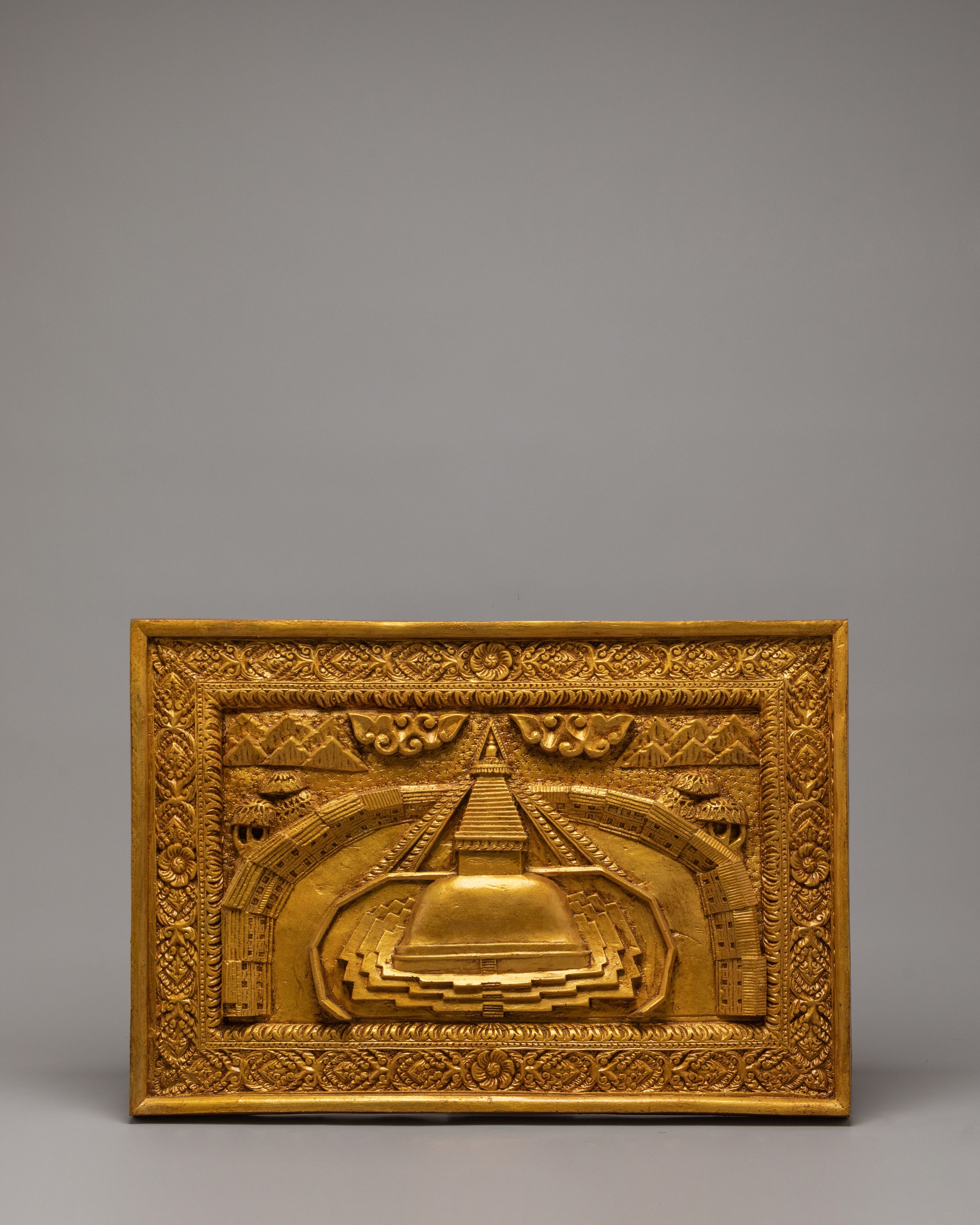 Golden Stupa Wall Hanging