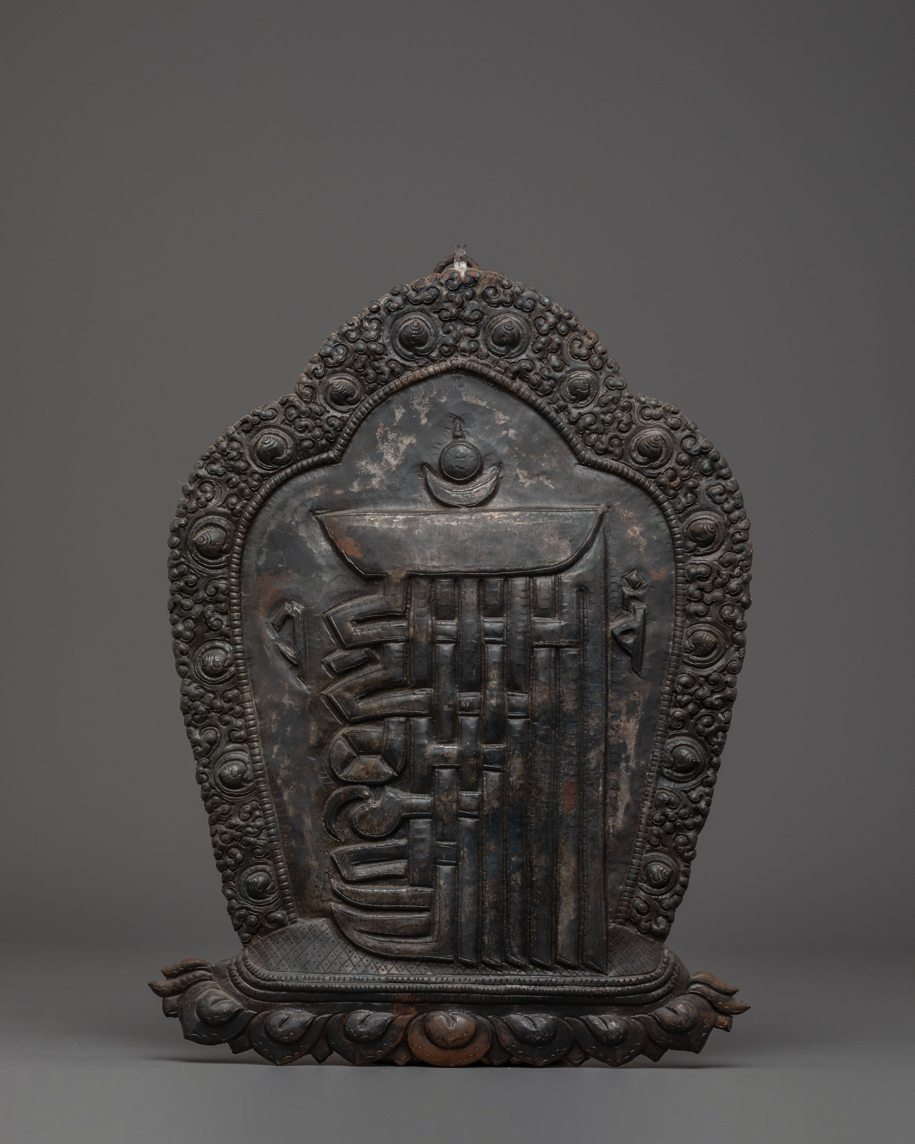 Iron Kala Chakra Wall Art