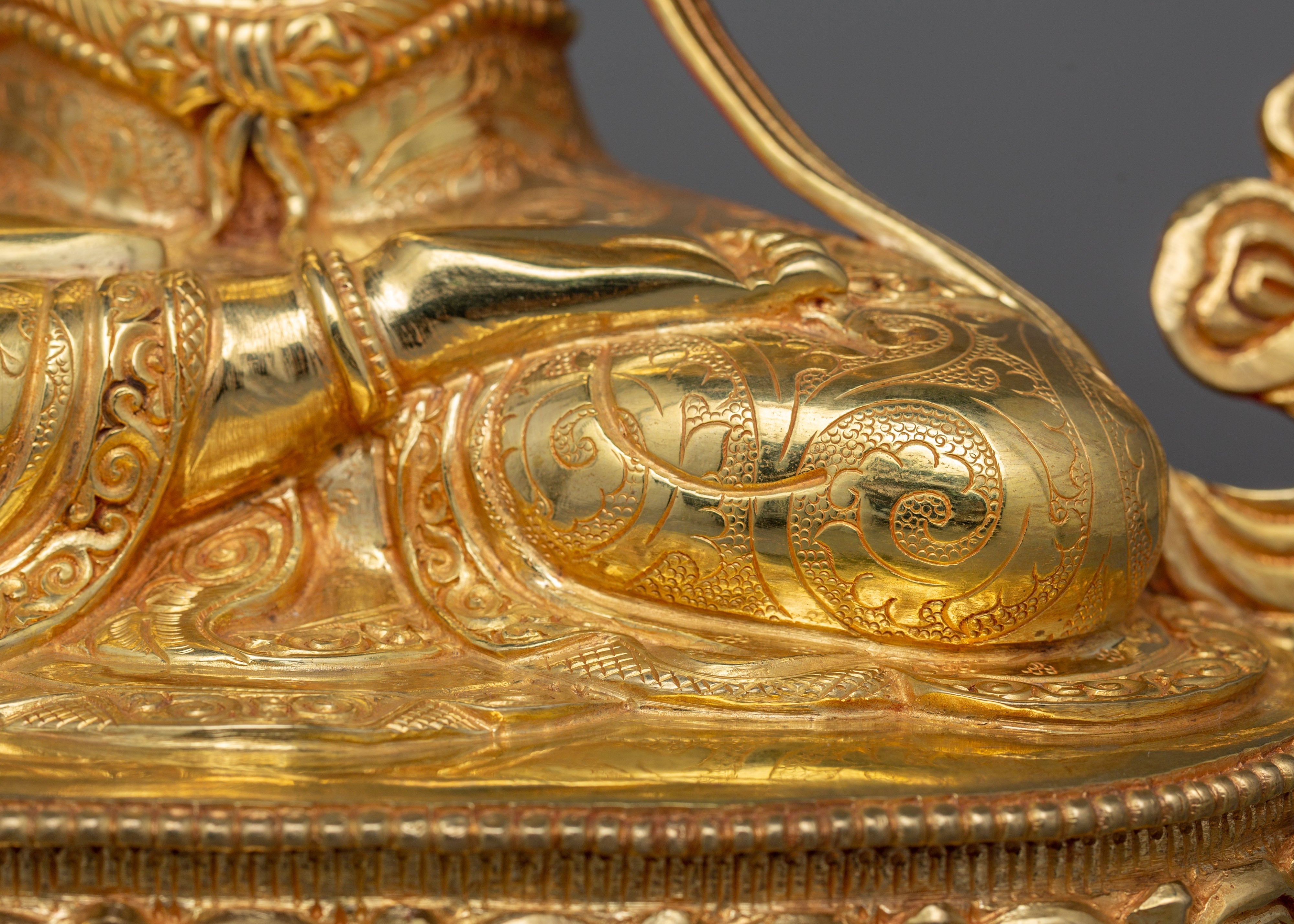 Religious Wisdom Deity Manjushri Statue | Buddhist Sculpture for Enlightenment