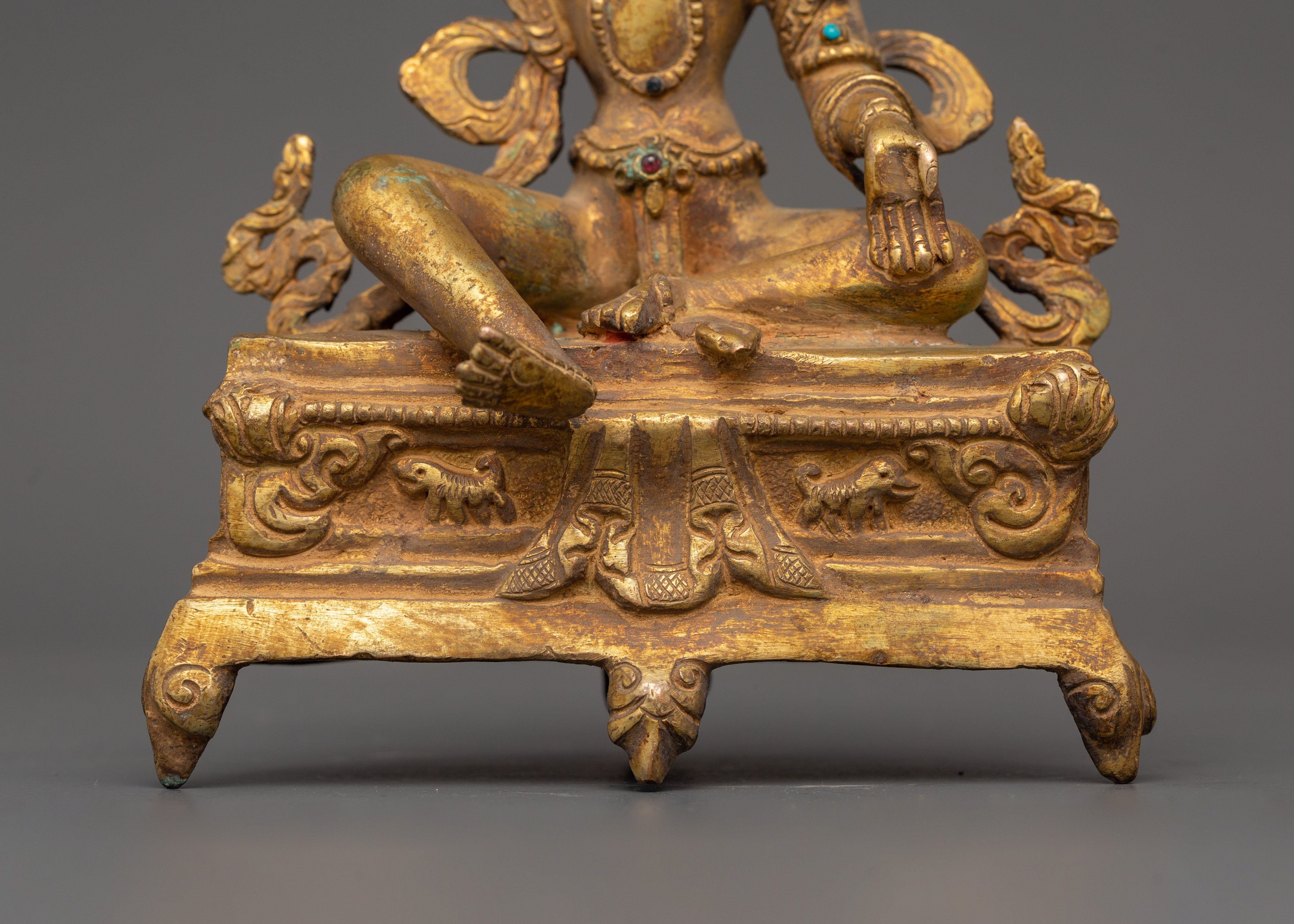 Bodhisattva Statue with Antique Finish | Altar and Shrine Craft