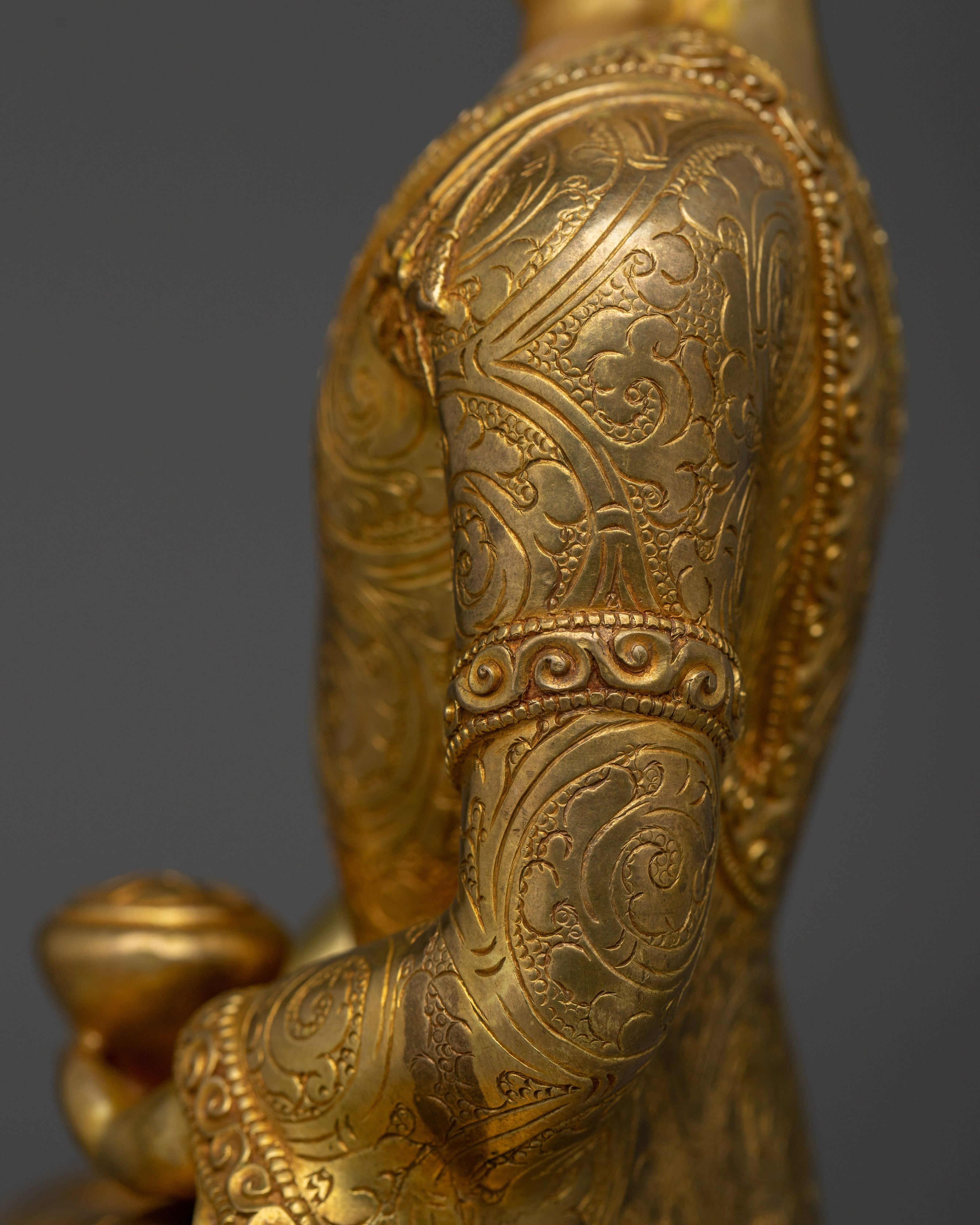 Buddha of Eternal Life Amitabha | Copper Body Sculpture