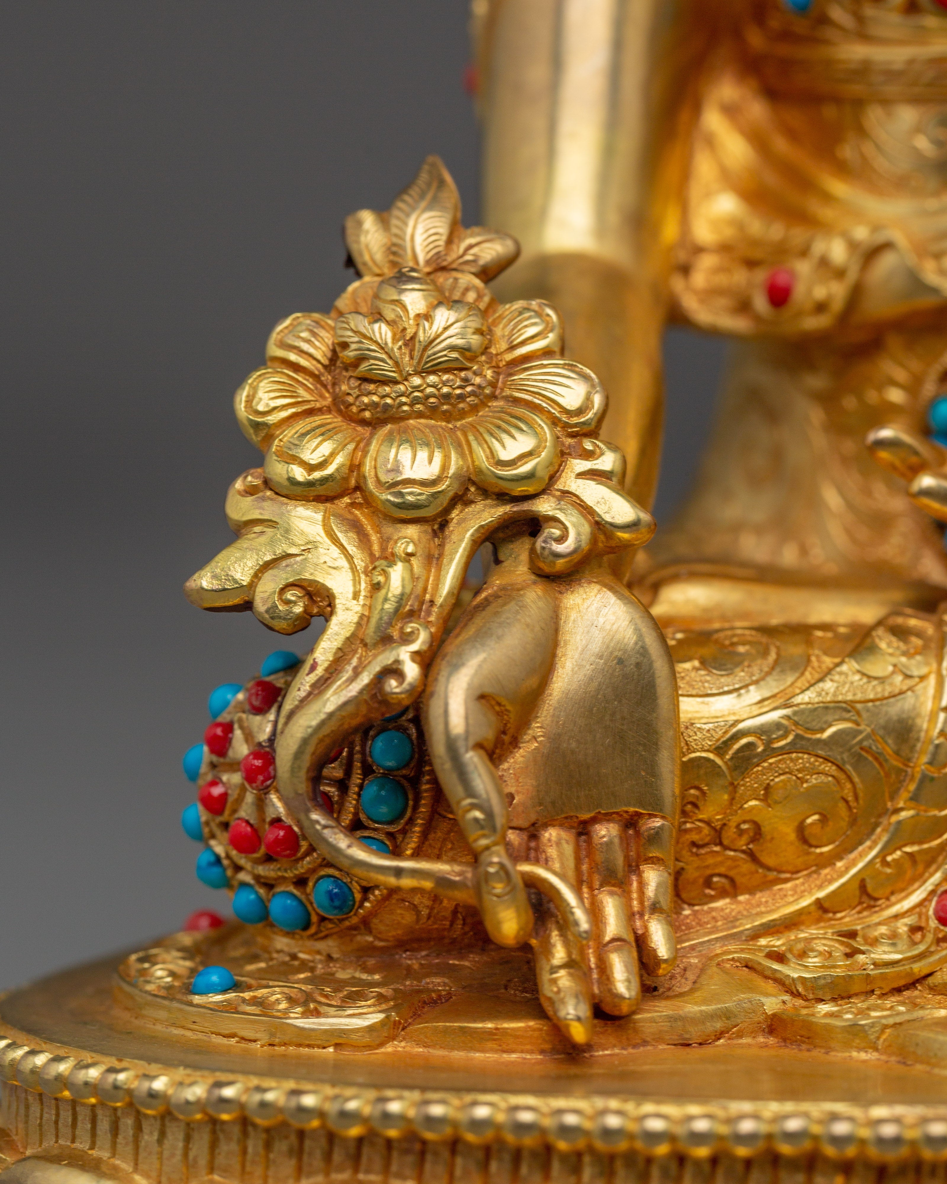 Tibetan Medicine Buddha Sculpture | Spiritual Healing