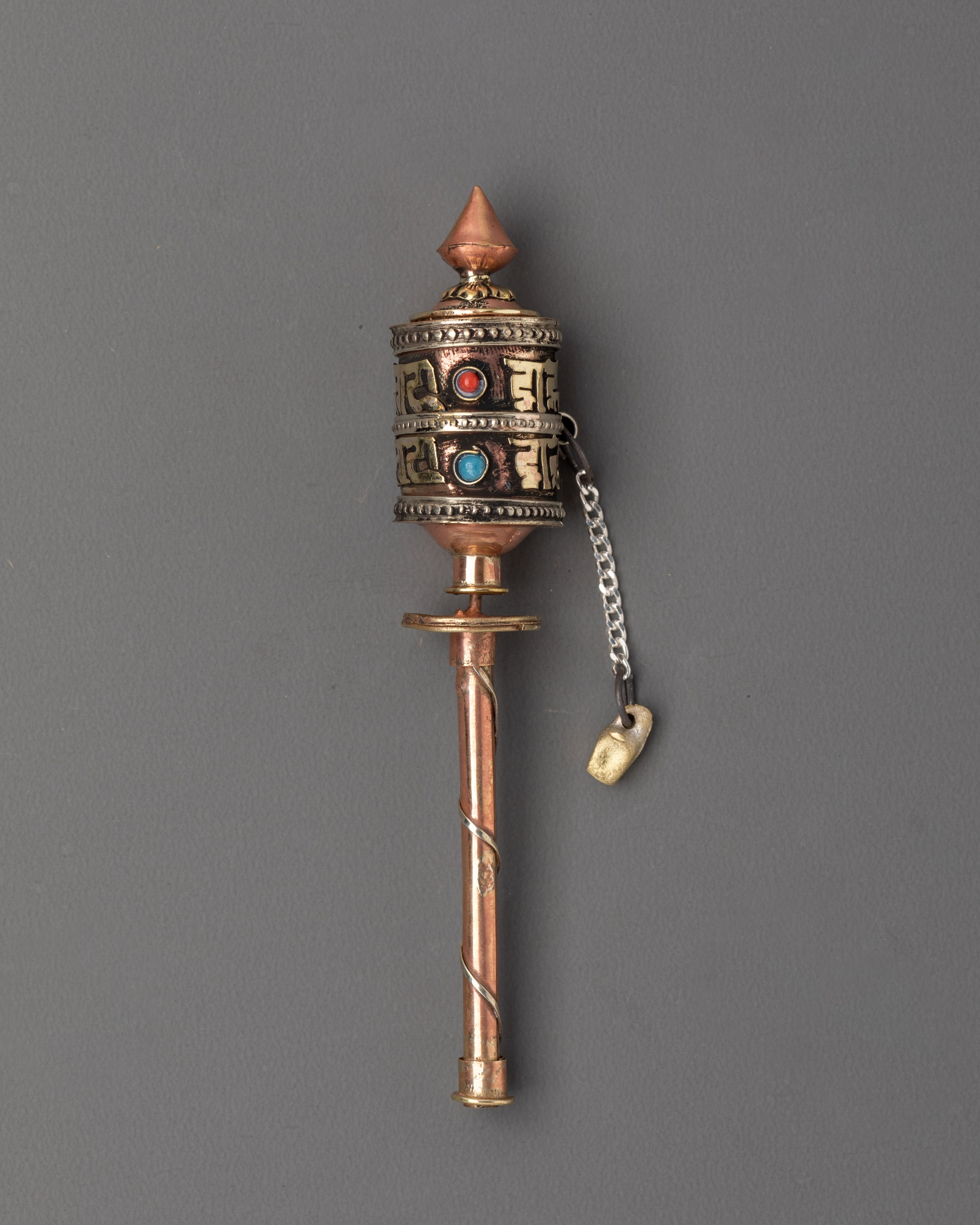 Buddhist Spinning Mantra Wheel