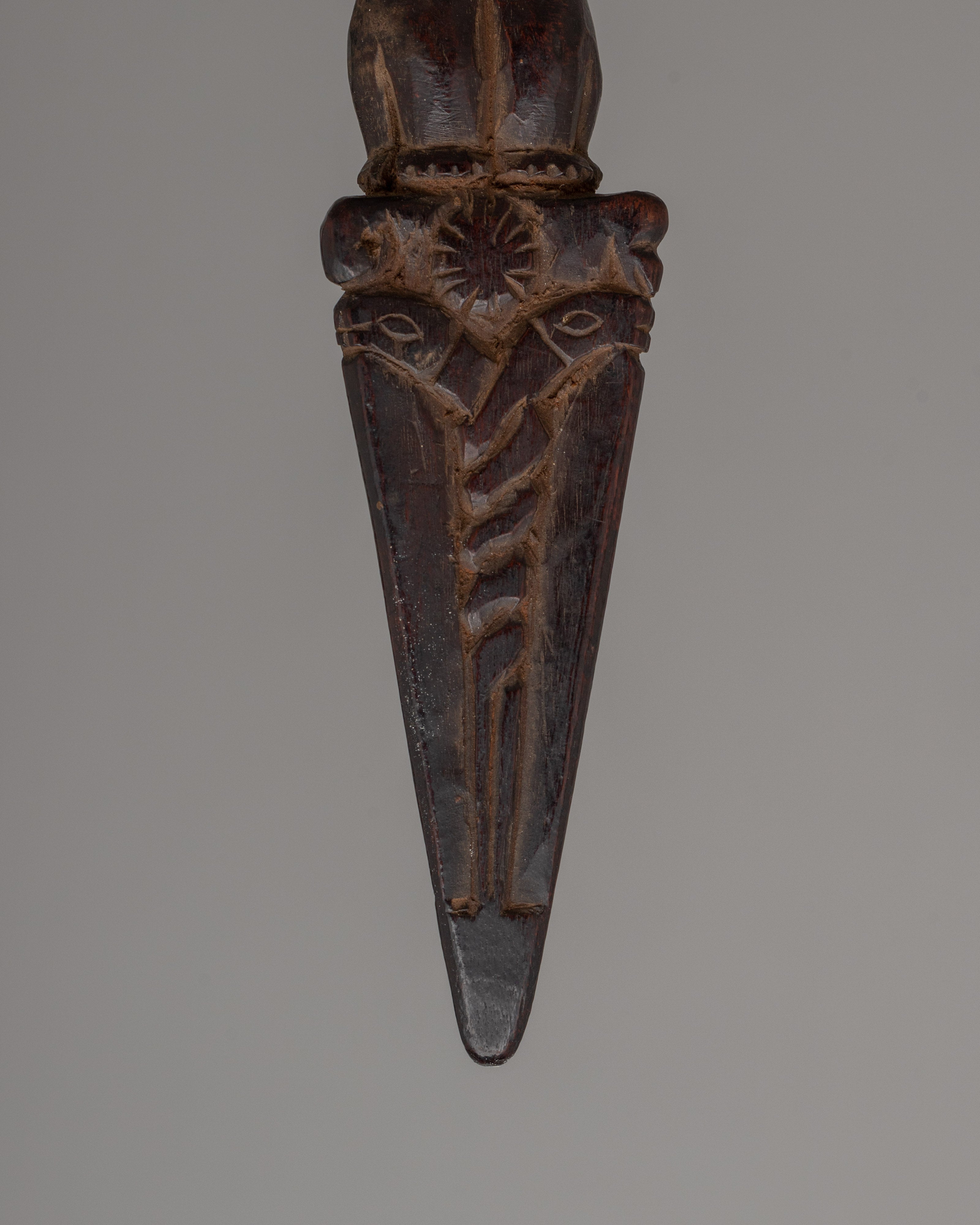 Wooden Dorje Phurba Dagger | Dagger for Ritual and Protection