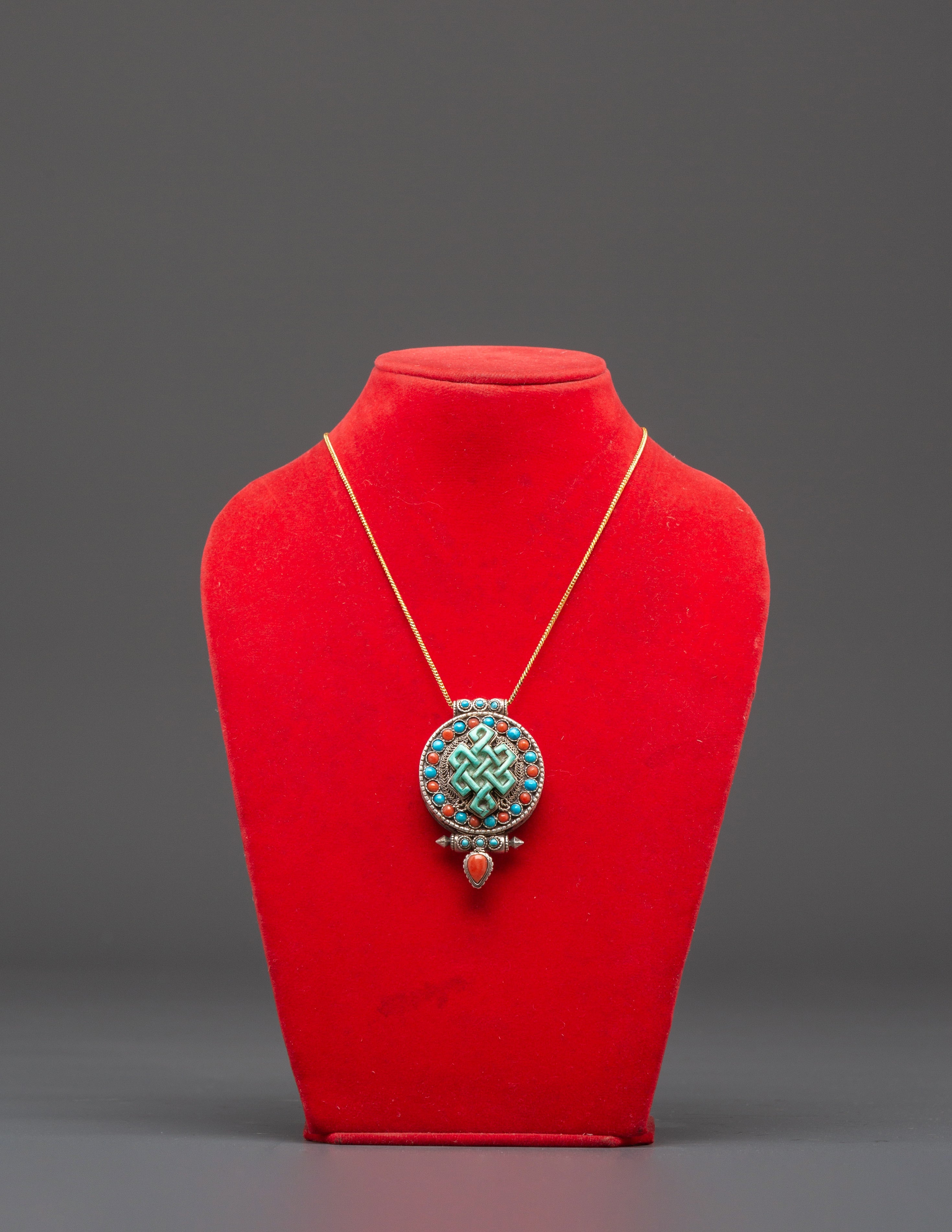 Tibetan Ghau Box Amulet | Protection and Prosperity Jewelry