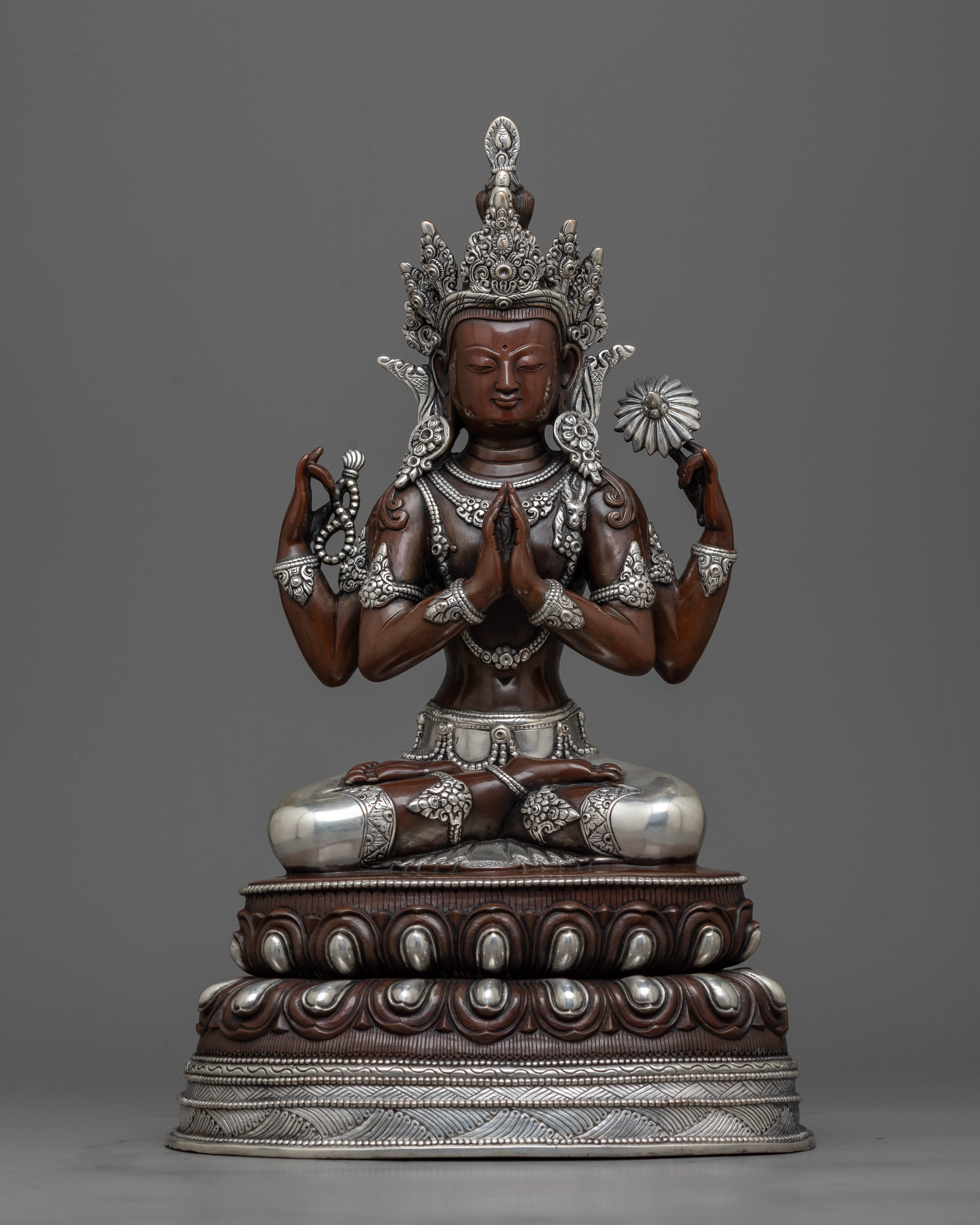 silver-plated-chenrezig-oxidized