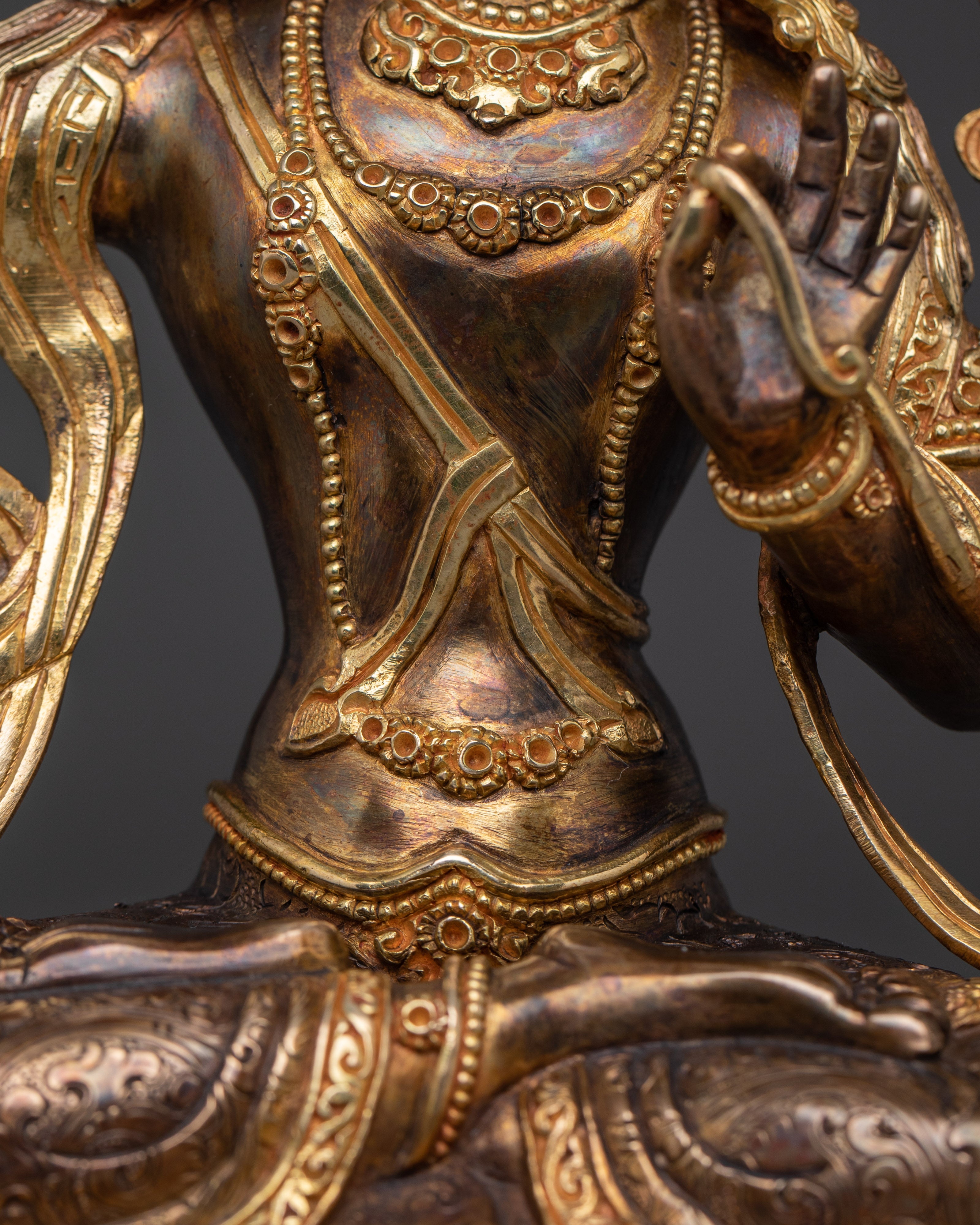 Tibetan Buddhist Icon Manjushri | Bodhisattva of Transcendent Wisdom