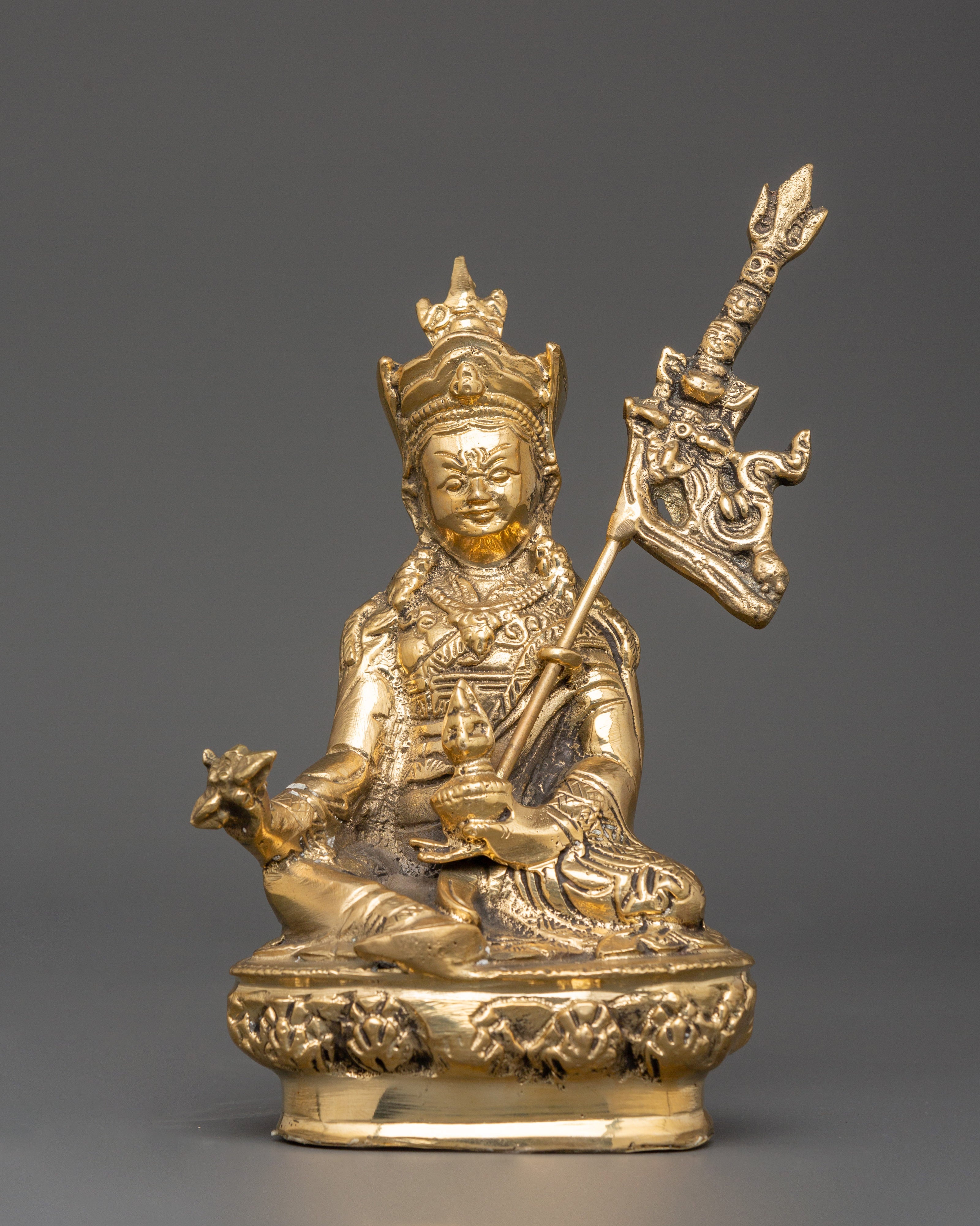 Brass Guru Rinpoche Statue