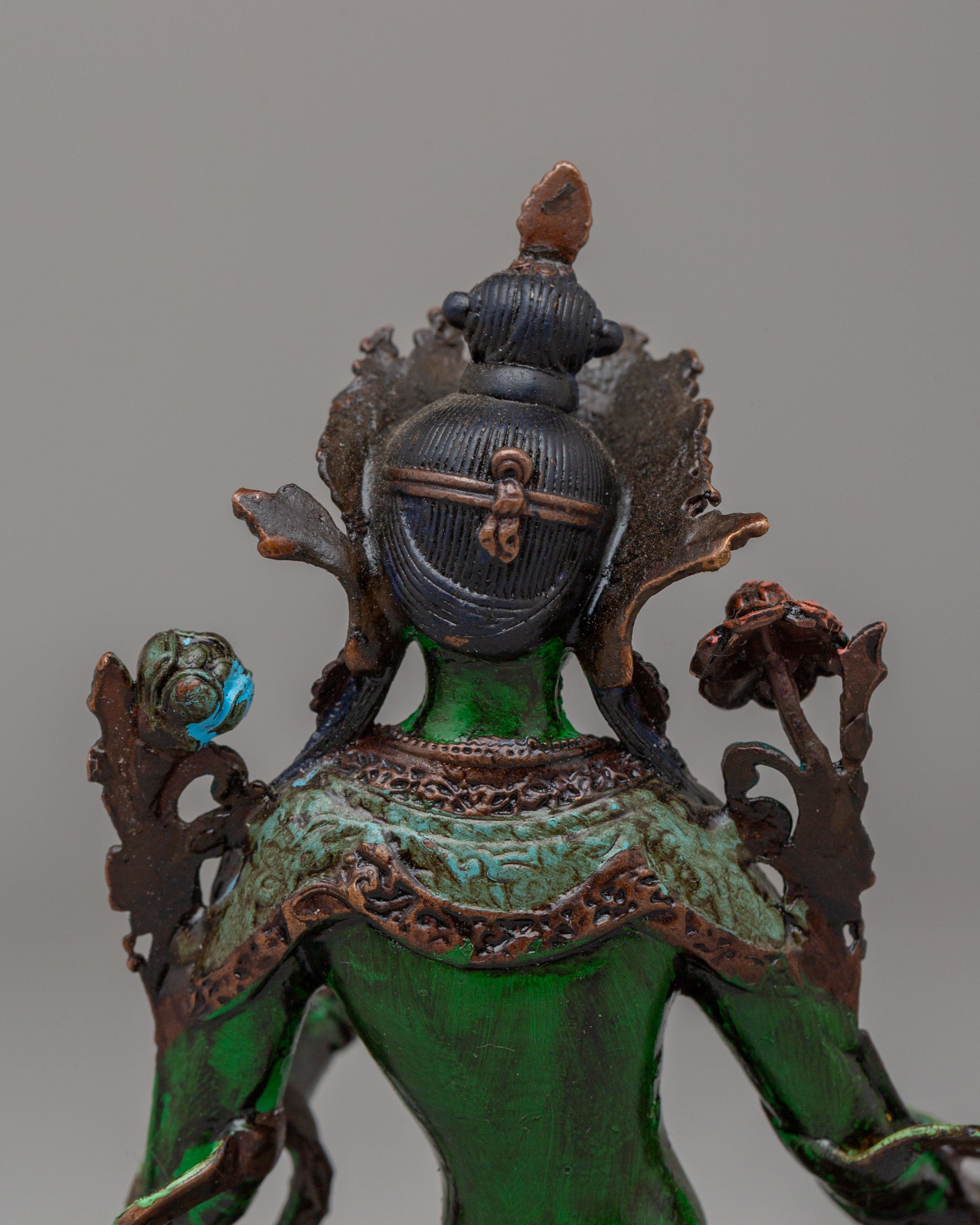Traditional Green Tara Deity Statue | Himalayan Artwork