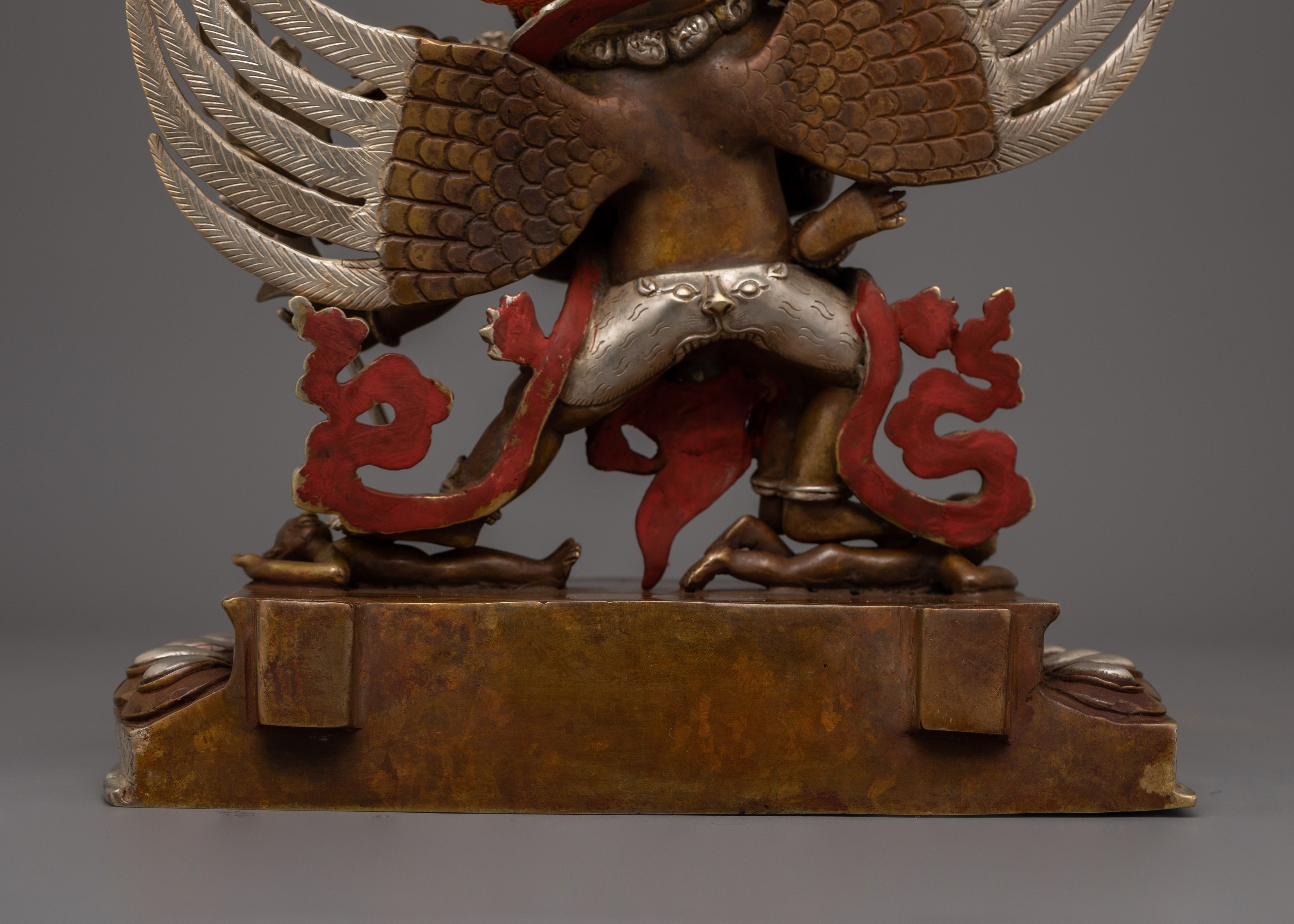 Handmade Silver Plated Vajrakilaya Statue | The Ultimate Obstacle Remover