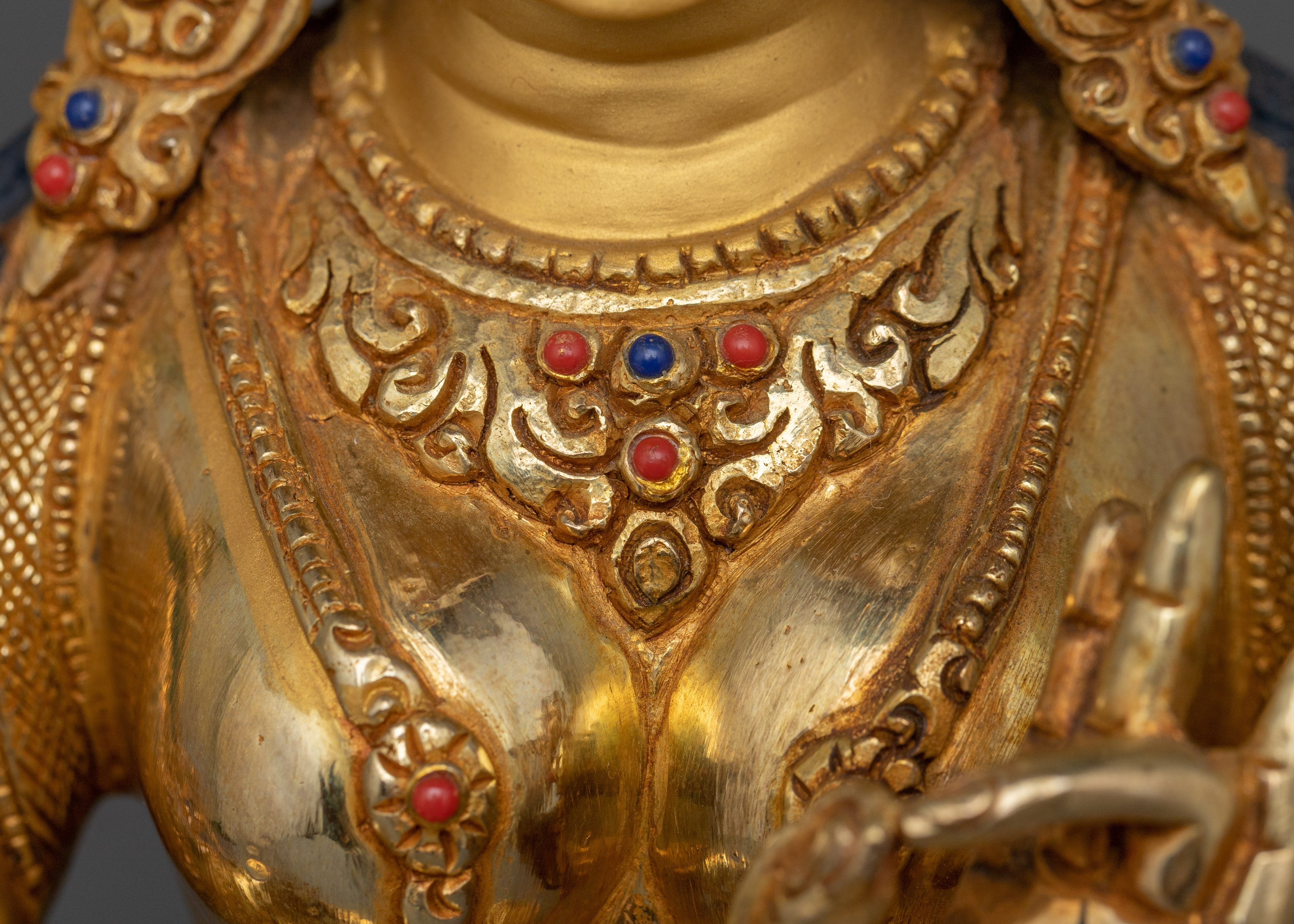 Handmade Compassionate Mother White Tara Statue | Path of Wisdom and Longevity