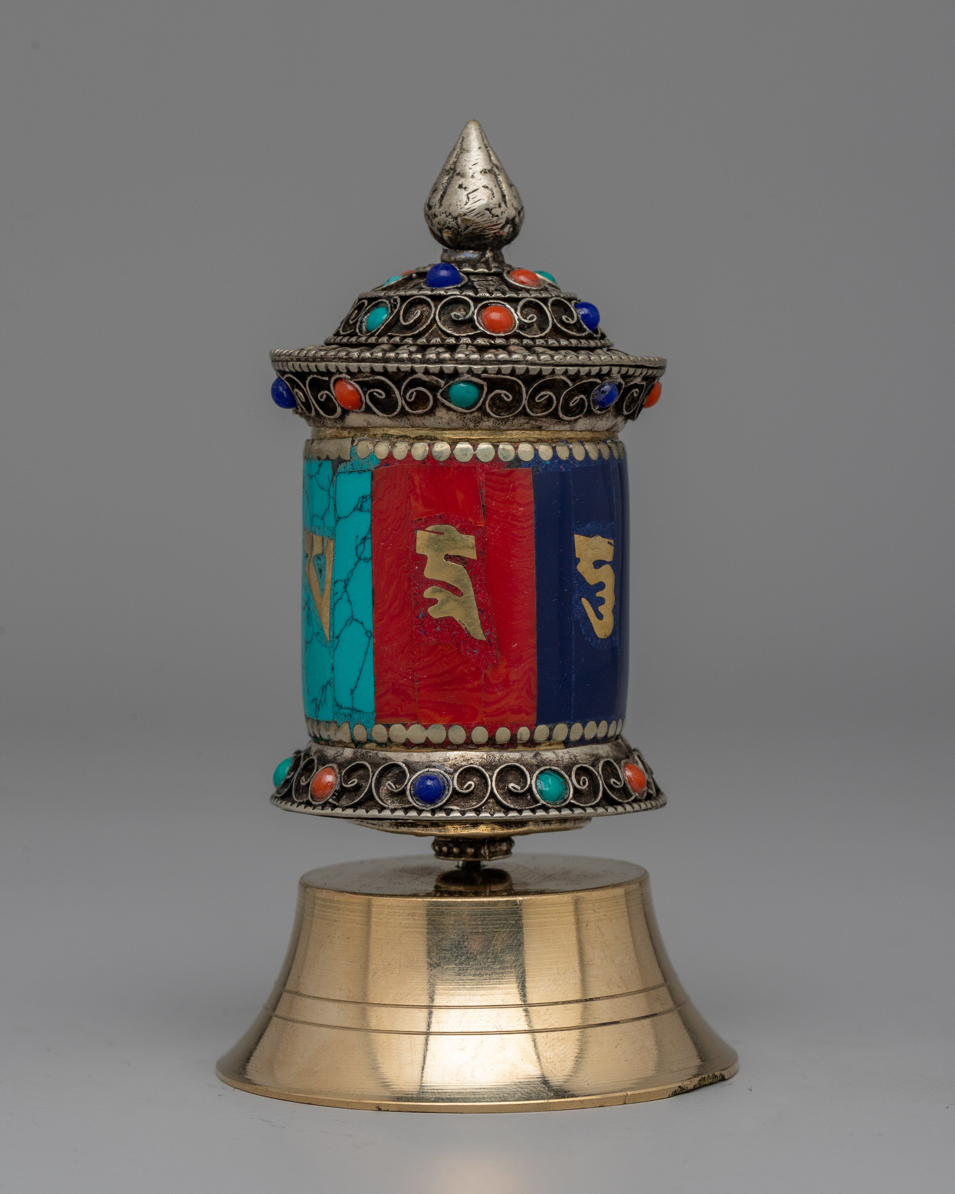 Handcrafted Copper & Brass Prayer Wheel