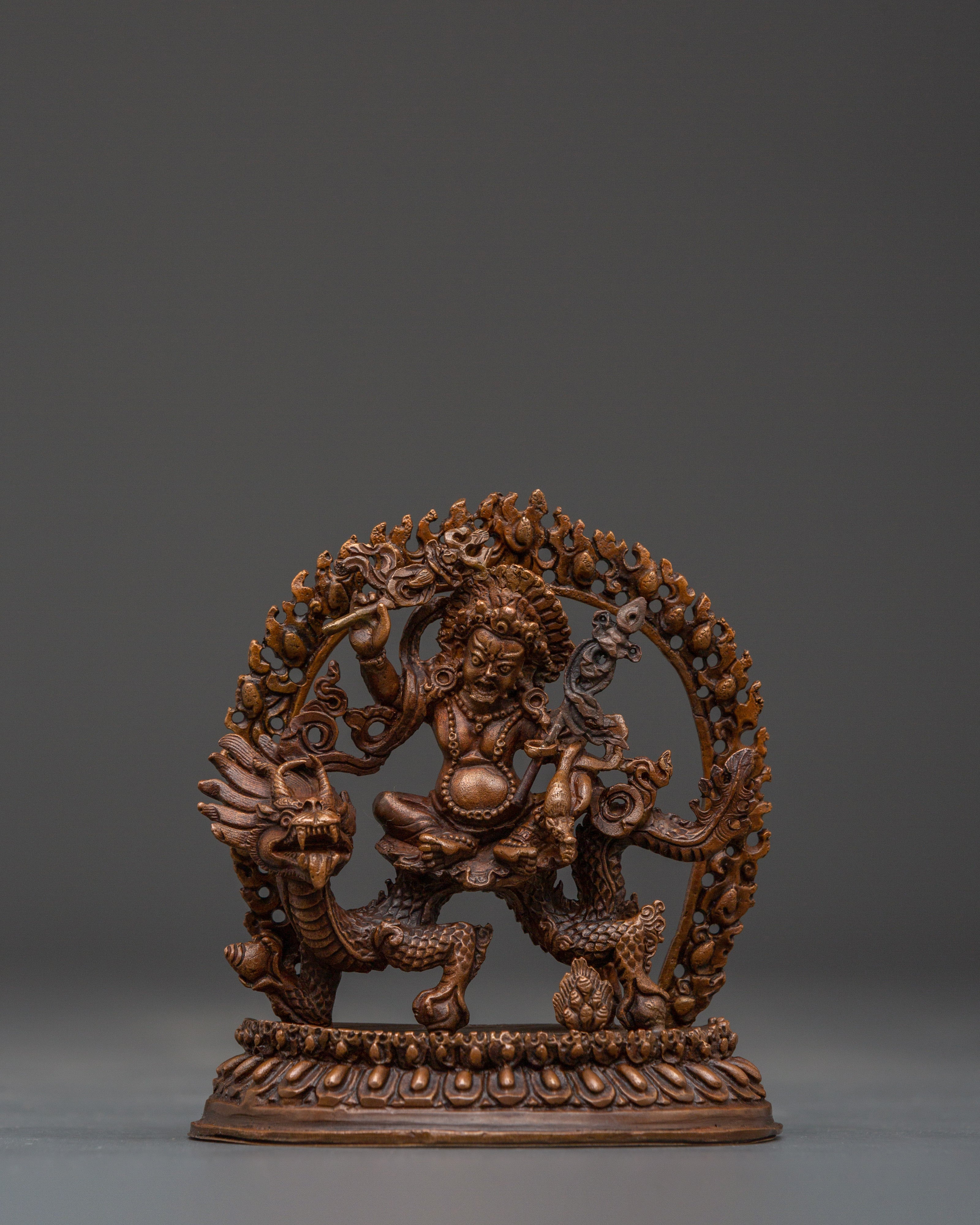 White Dzambala Buddhist Statue