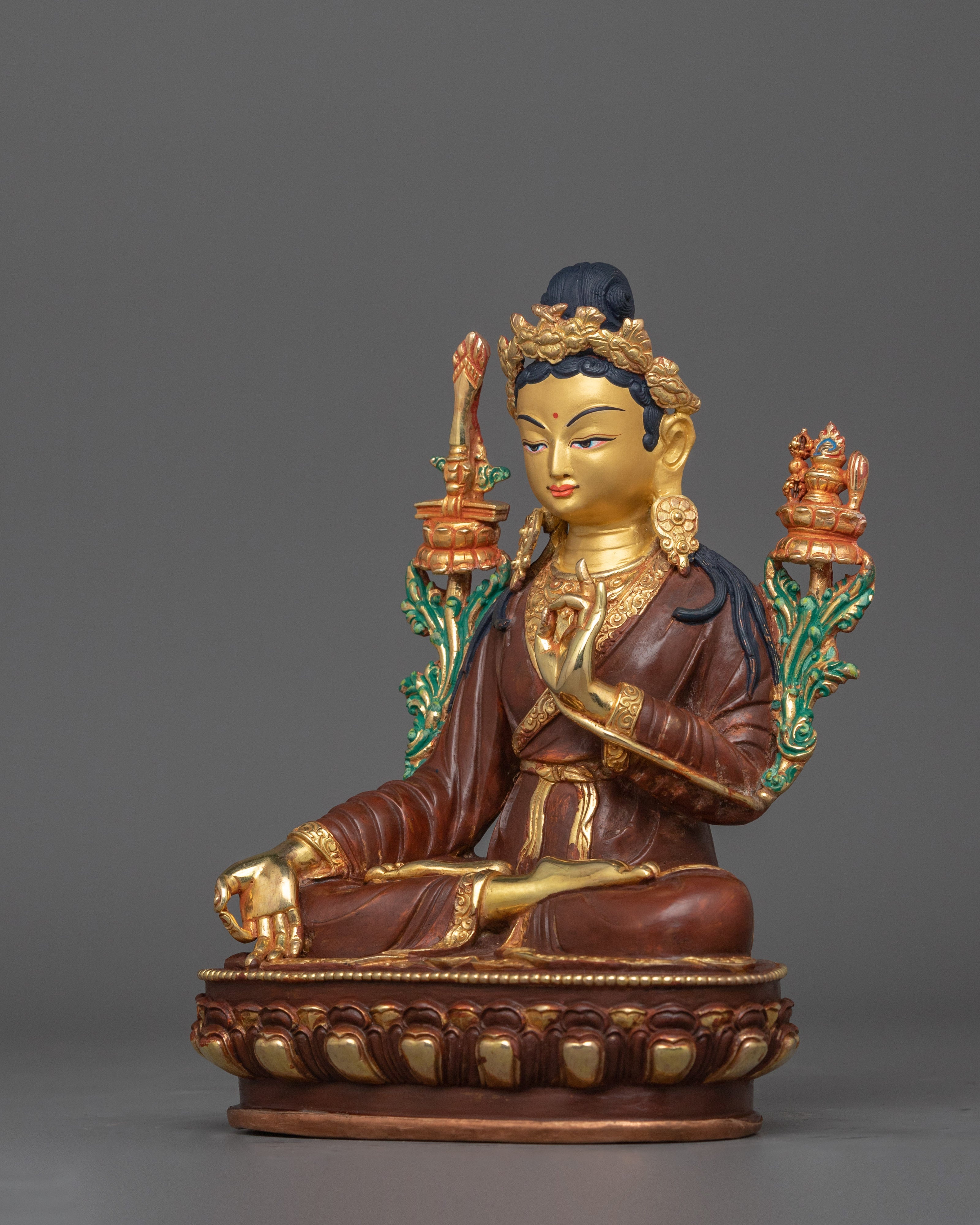 Tibetan Statue of Yuthok Yoten Gonpo | Traditional Artwork