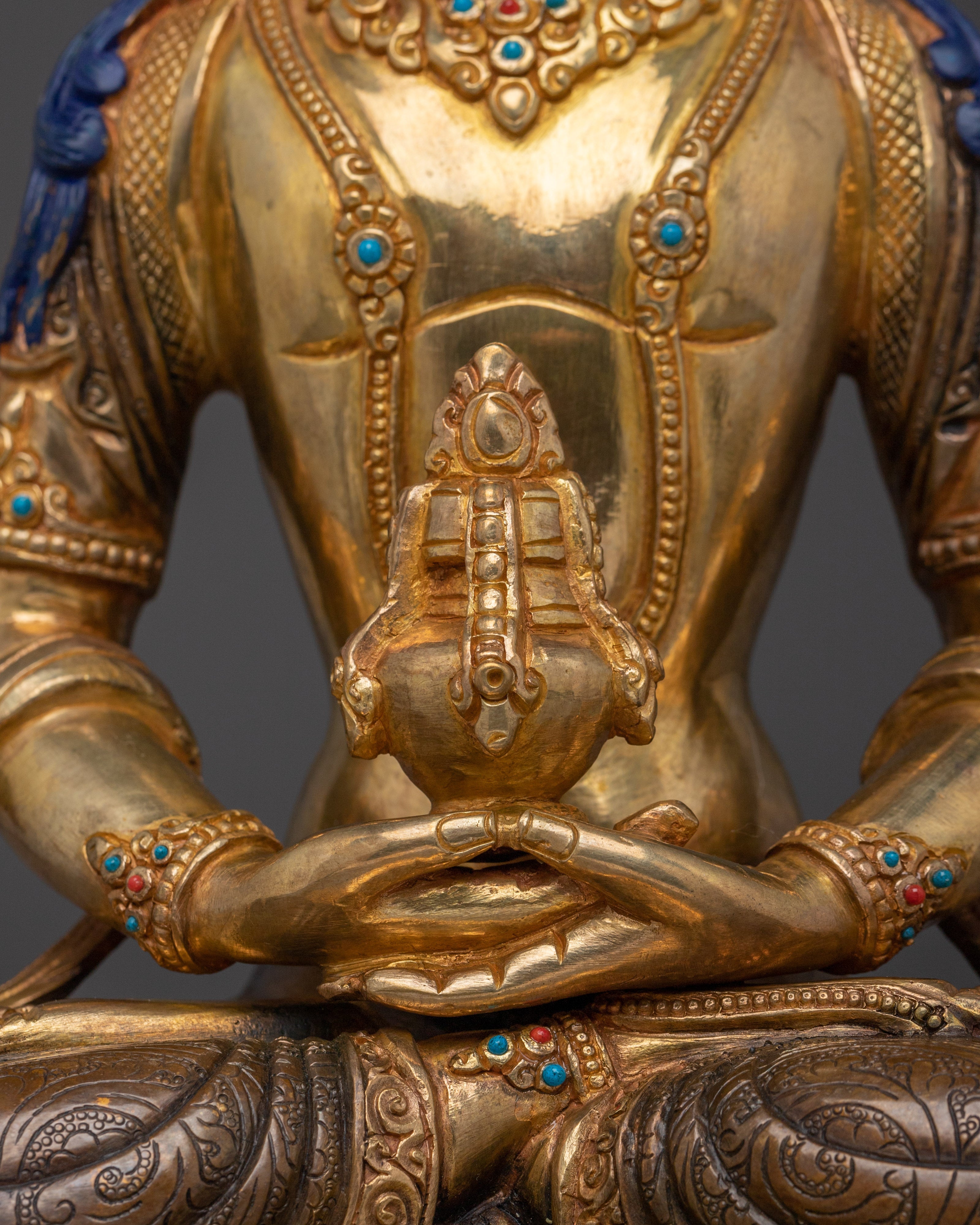Buddhist Serene Amitayus Statue | Himalayan Handcrafted Artwork