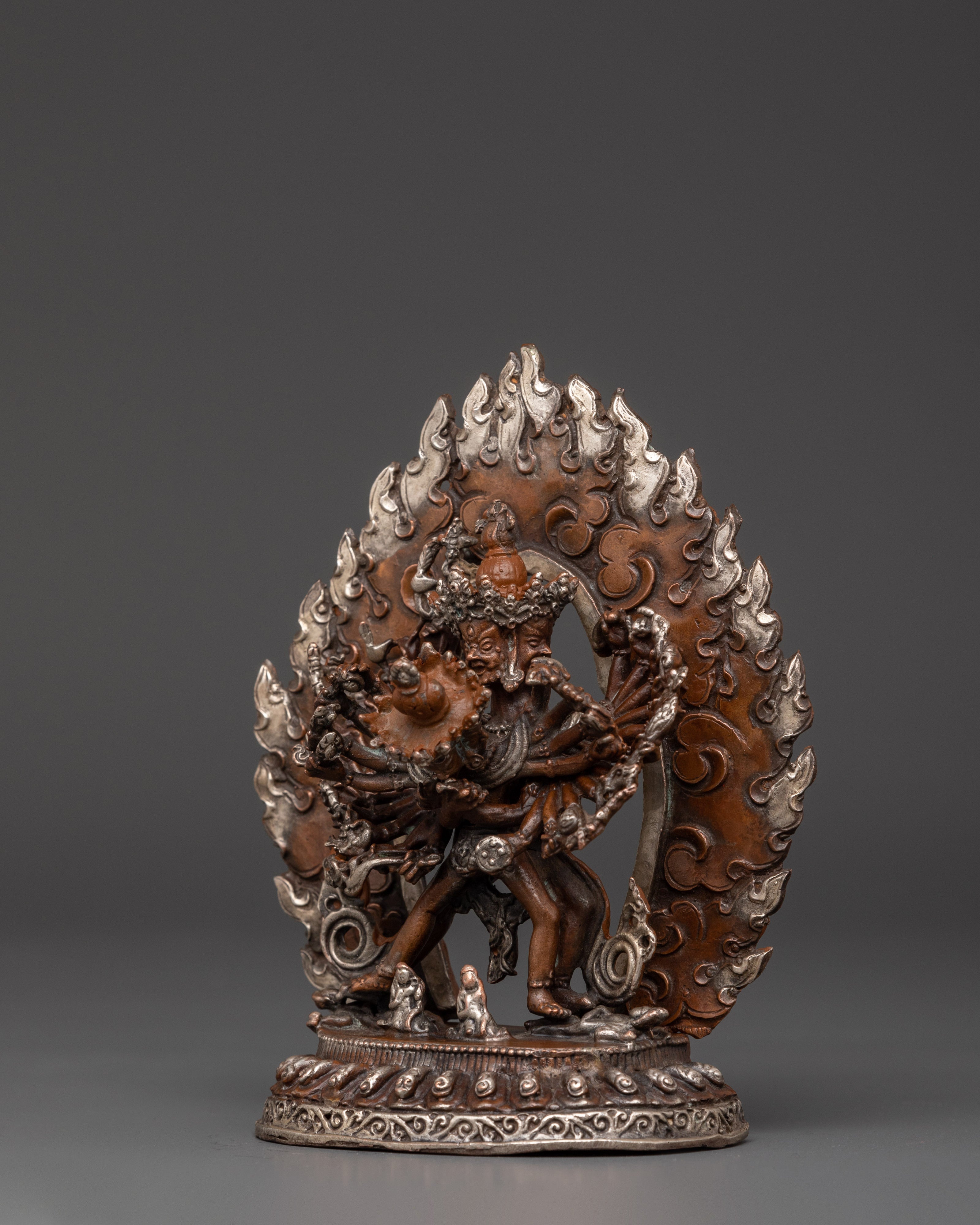 Chakrasambhara Statue | Tantric Deity with Vajravarahi in Yab Yum Union