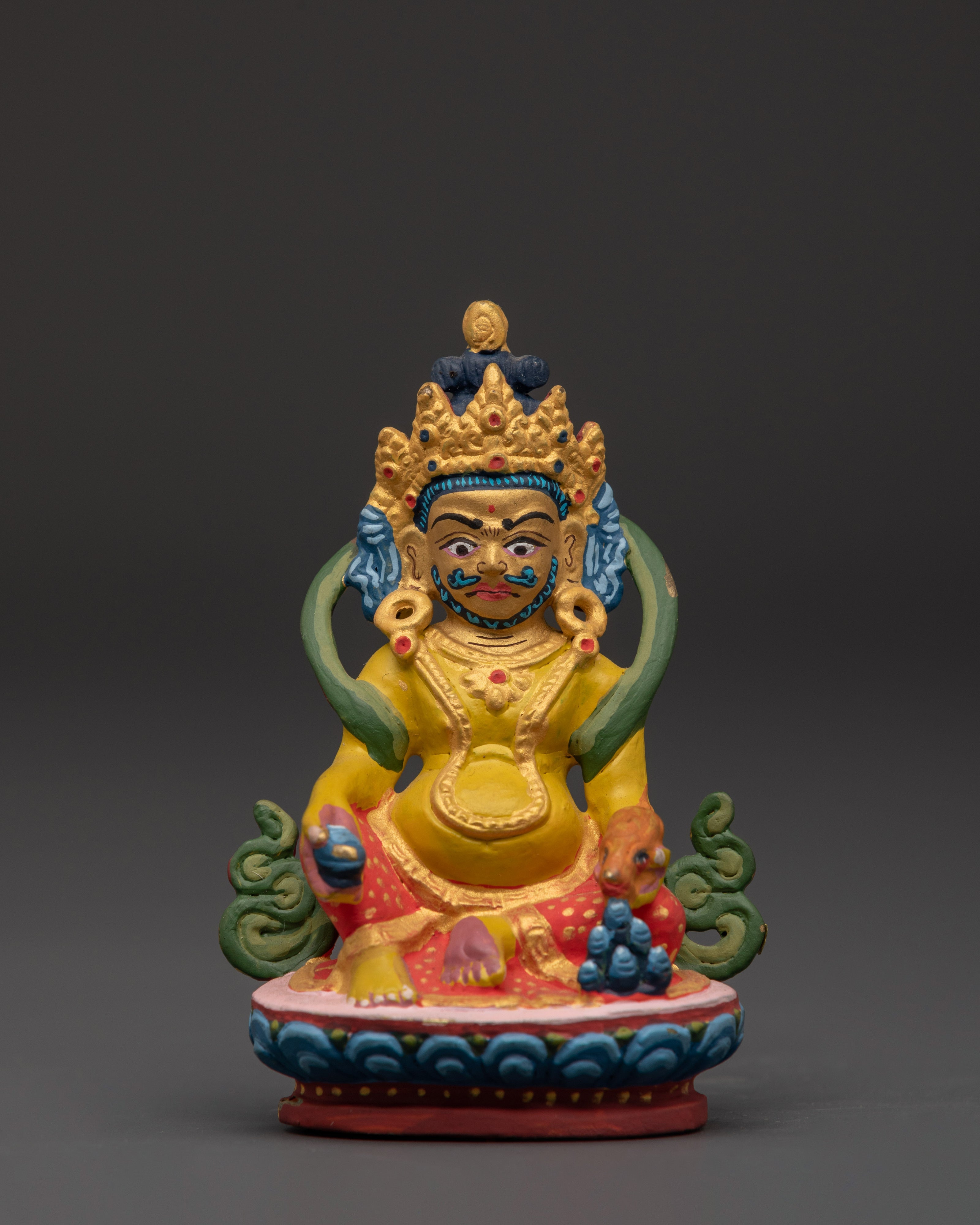 Copper Made Wealth Deity Dzambala