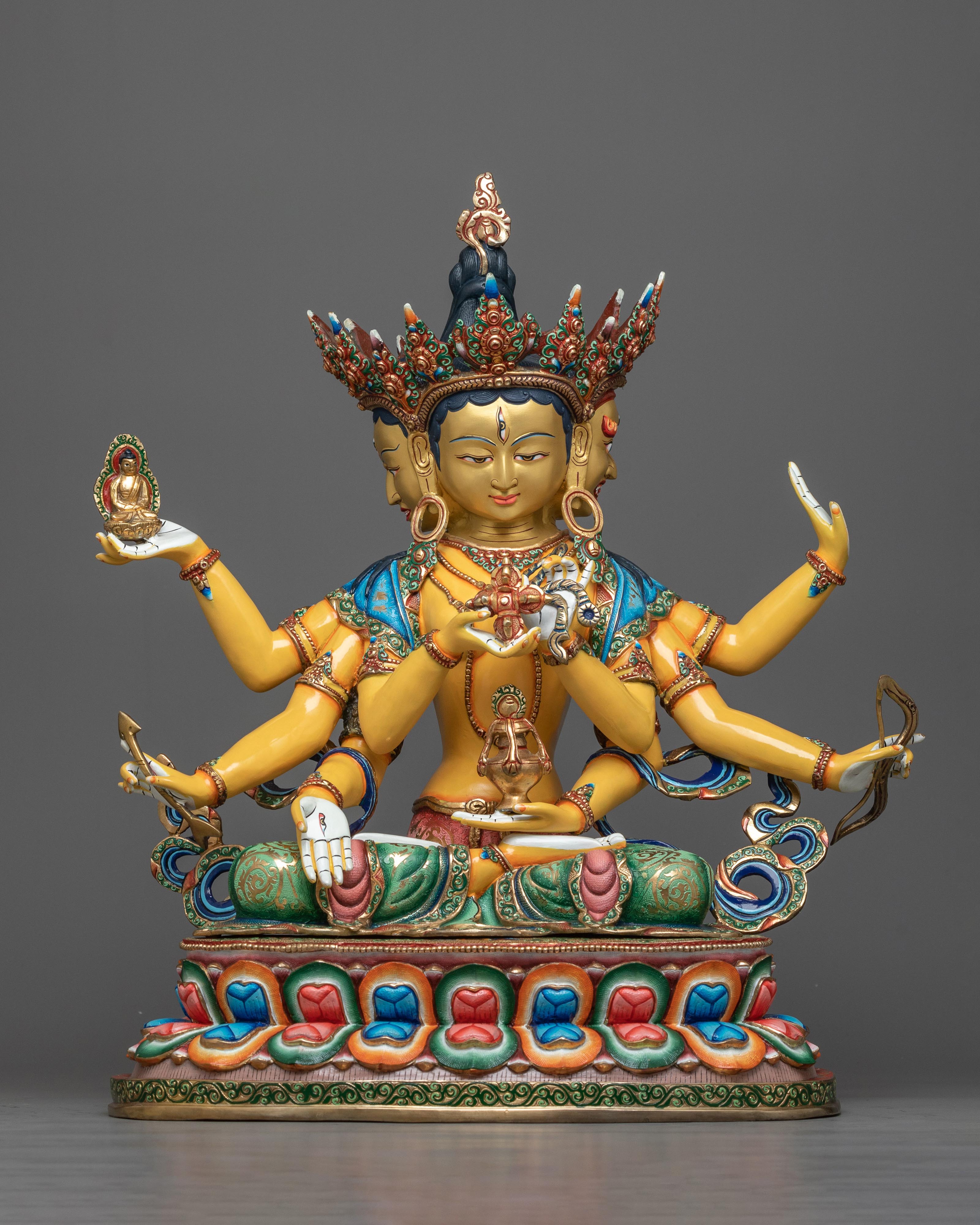 beautiful namgyalma-statue